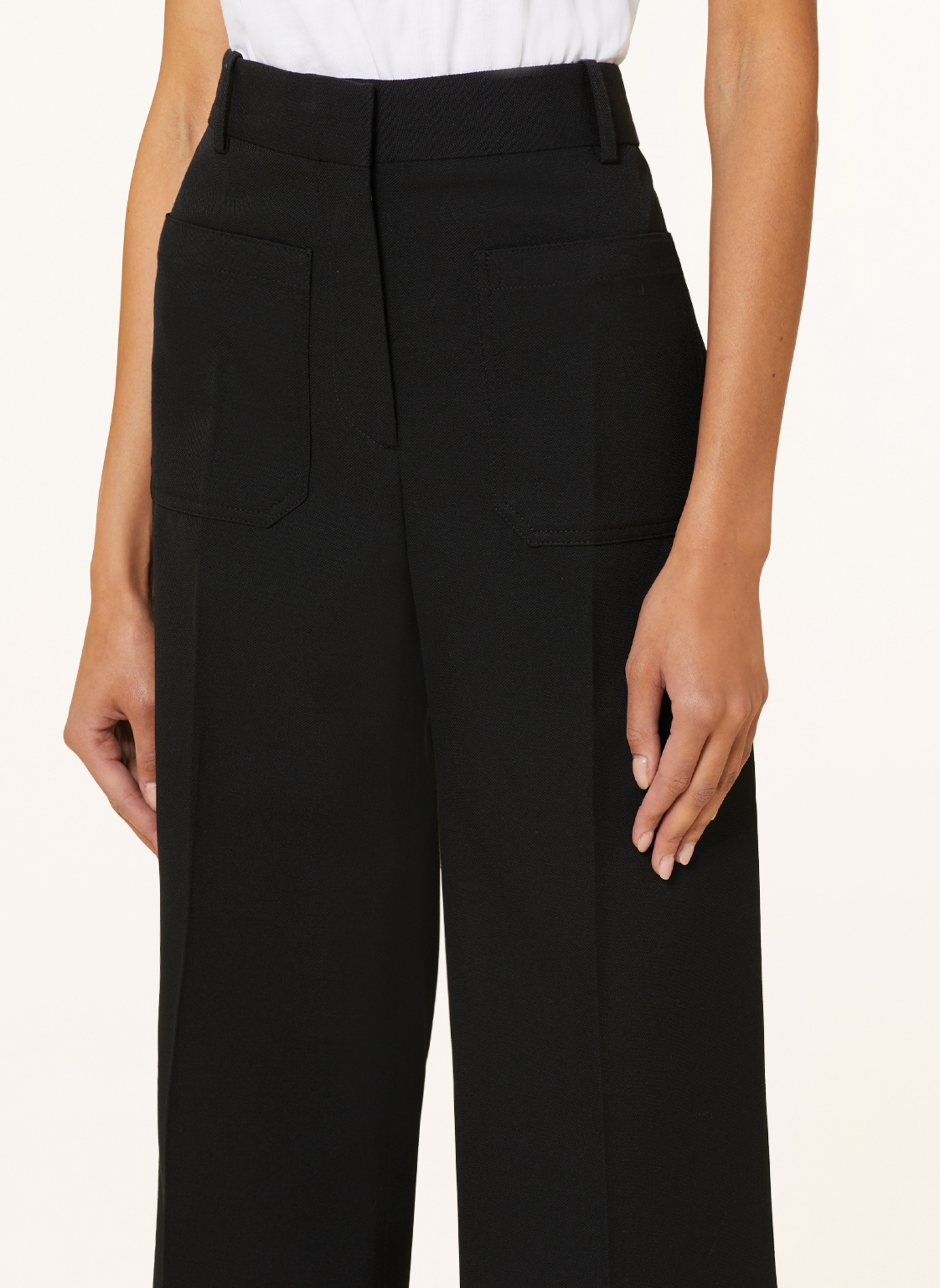 Thumbnail - Victoria Beckham Marlenehose Alina schwarz