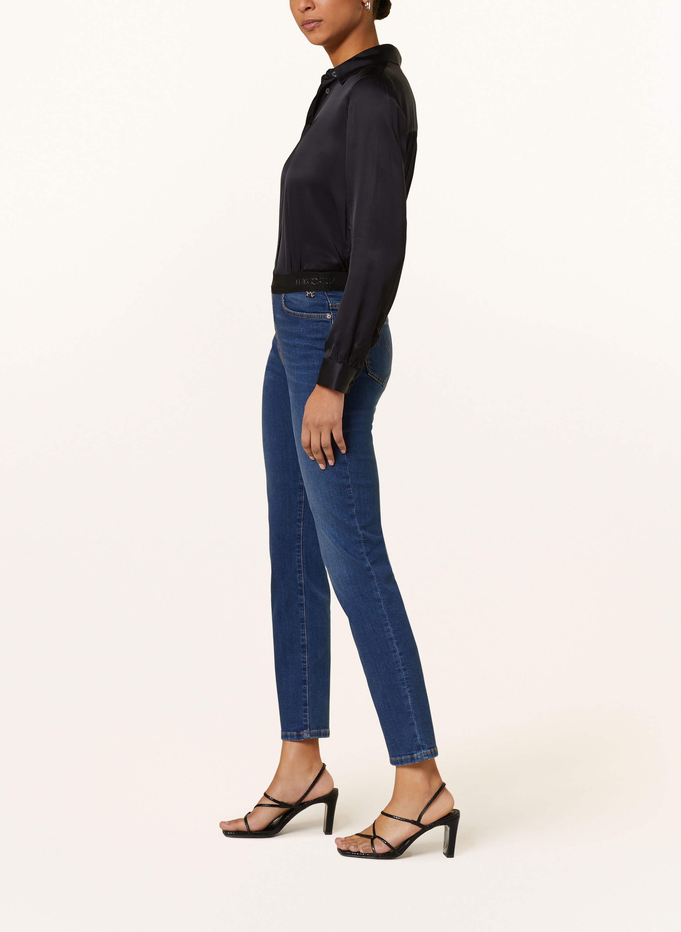 Thumbnail - Marc Cain Skinny Jeans blau