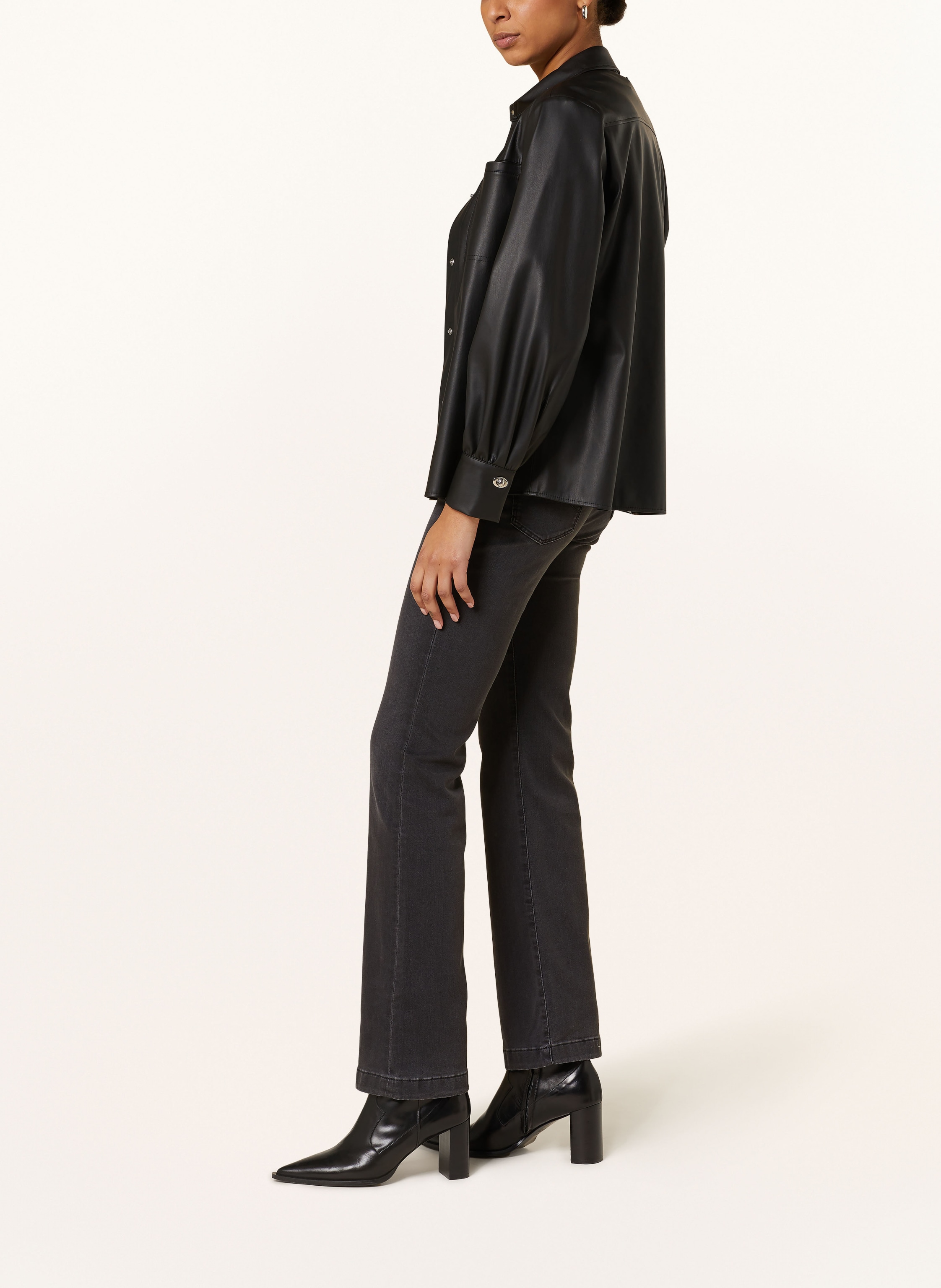 Thumbnail - Marc Cain Flared Jeans grau