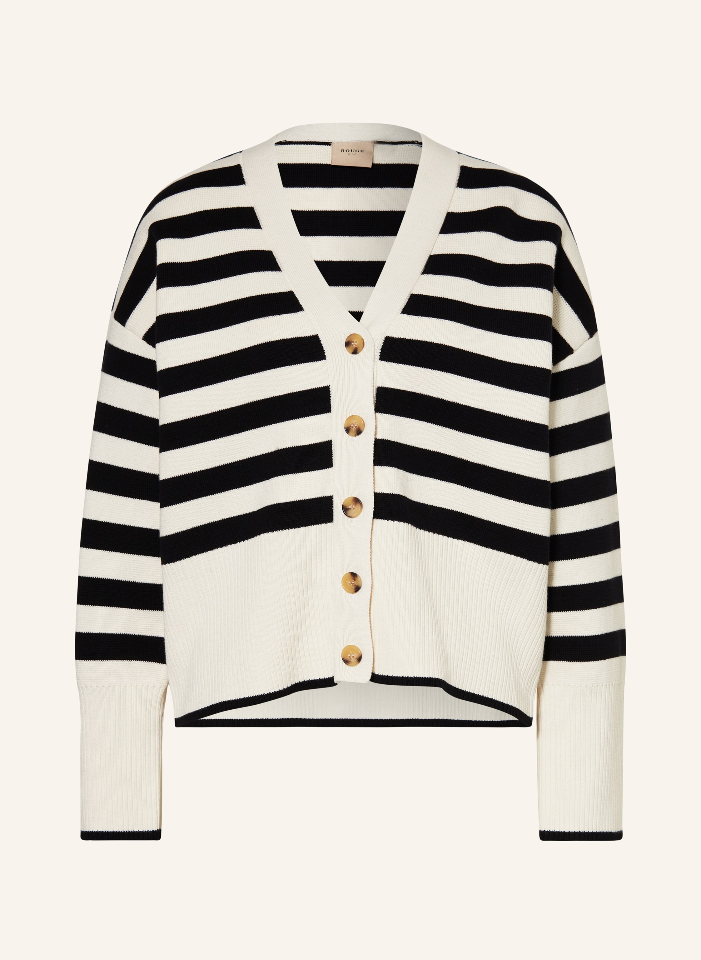 ROUGE VILA Cardigan VIROSALIND in ecru black