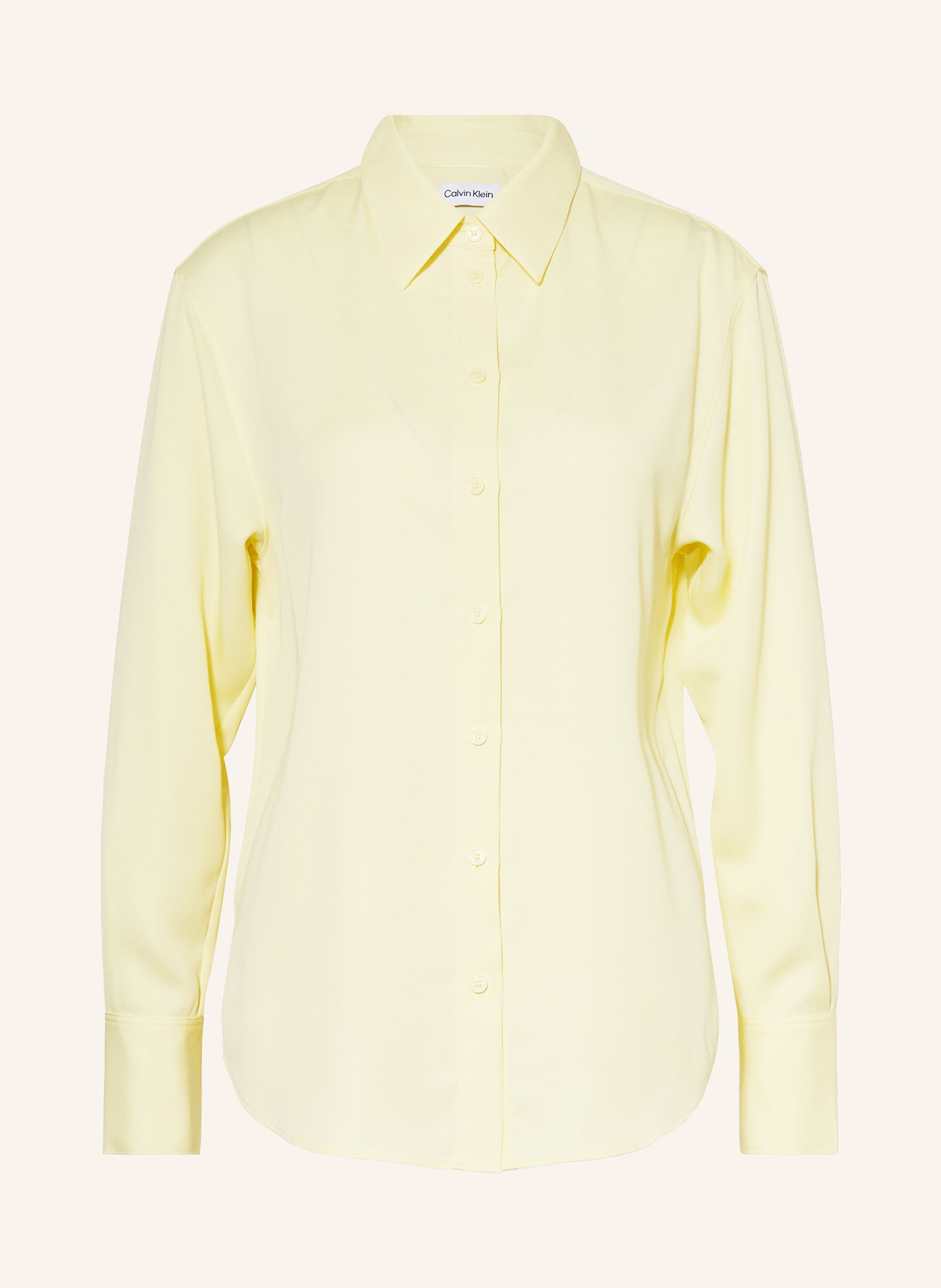 Calvin klein yellow blouse outlet