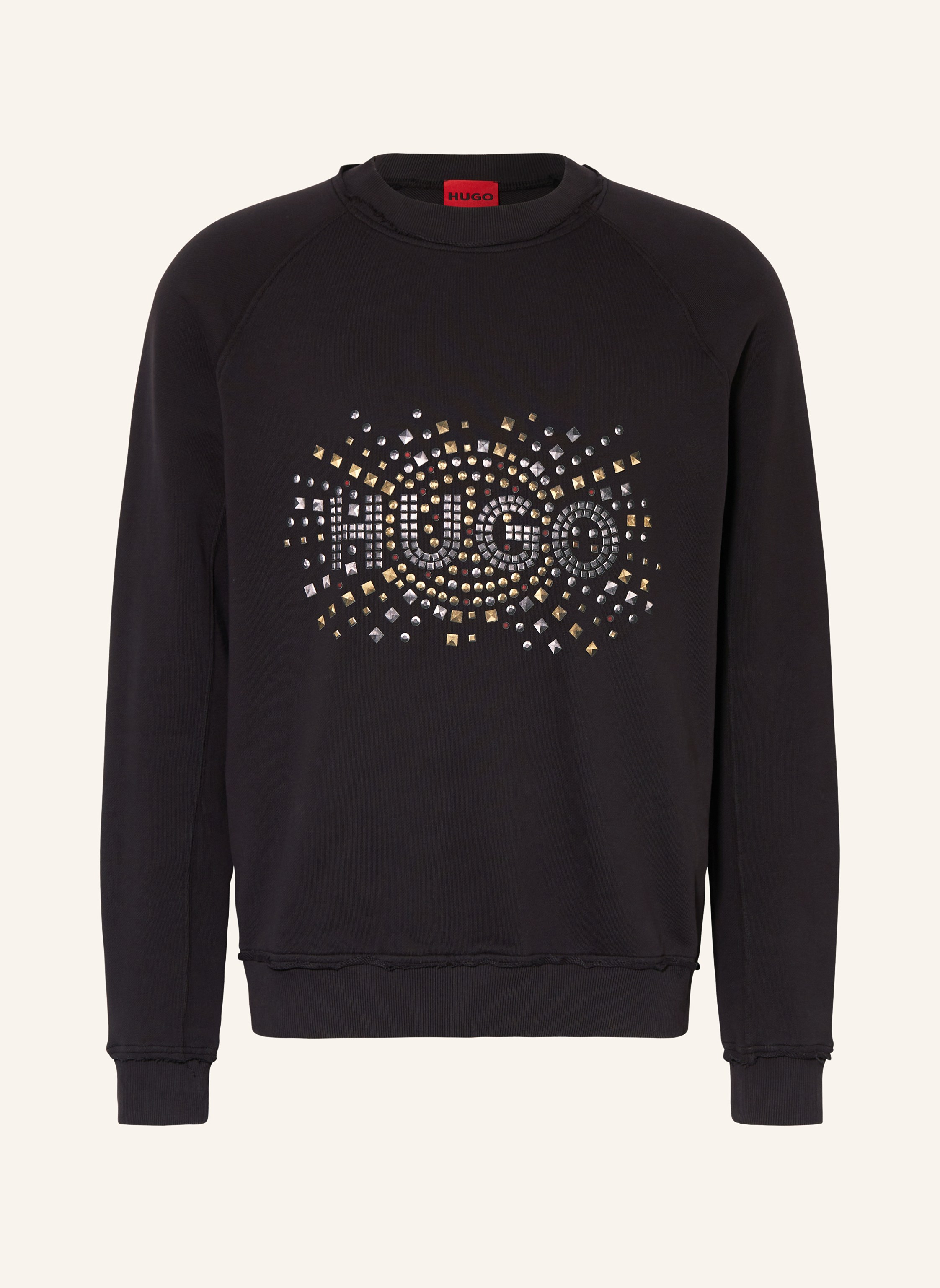 Hugo black sweatshirt clearance