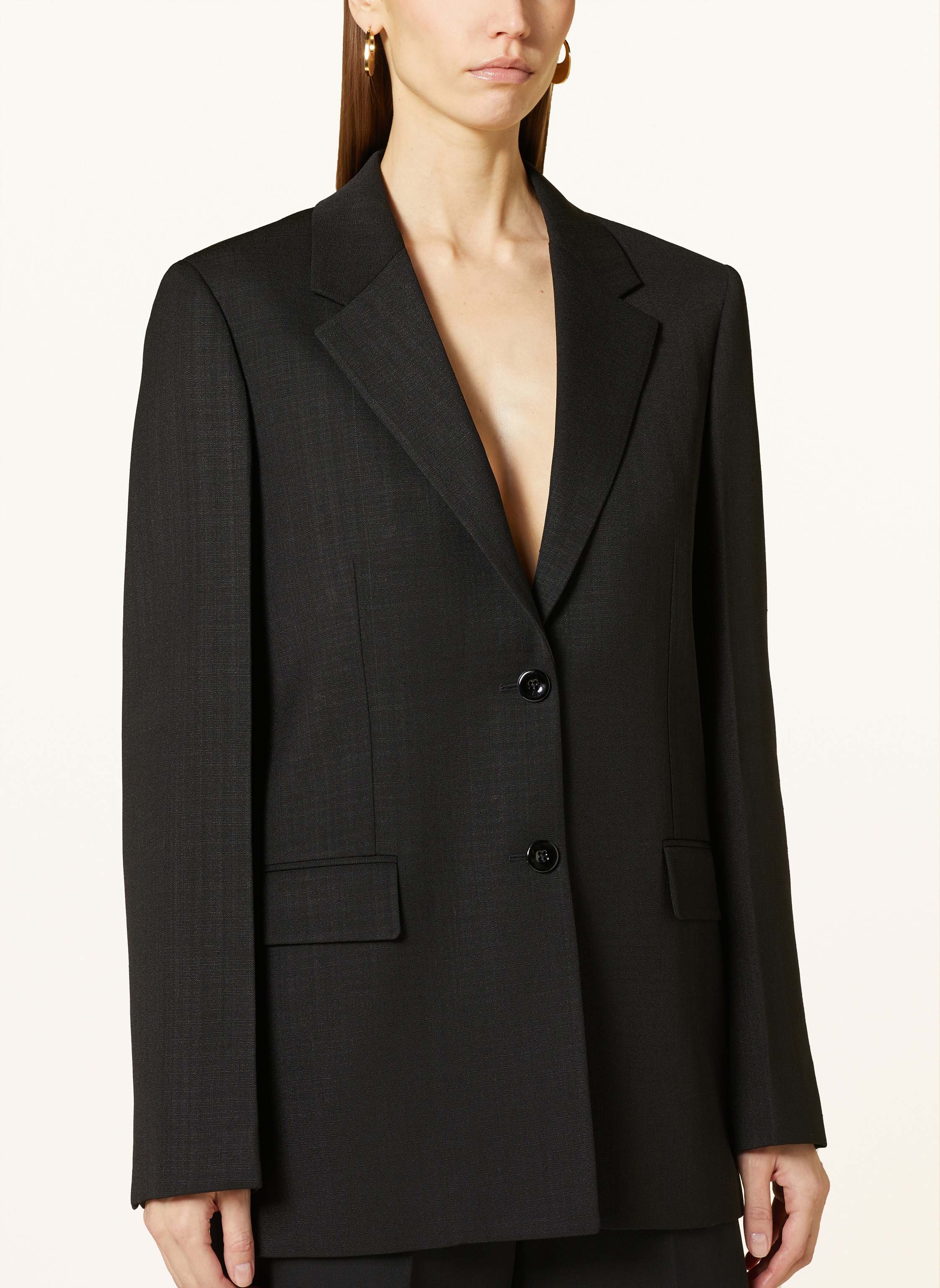 Thumbnail - Jil Sander Blazer Mit Seide schwarz