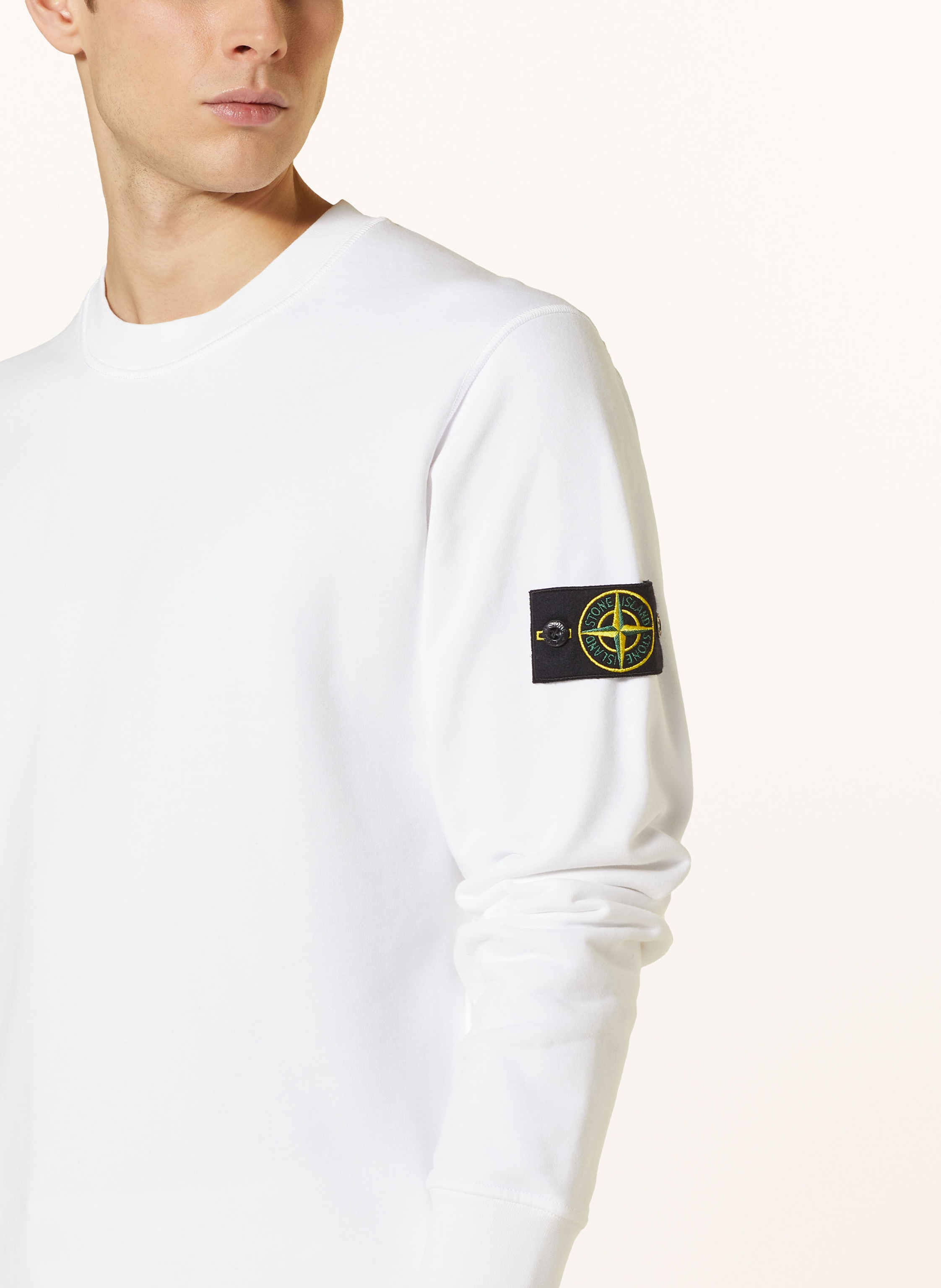 Thumbnail - Stone Island Sweatshirt weiss