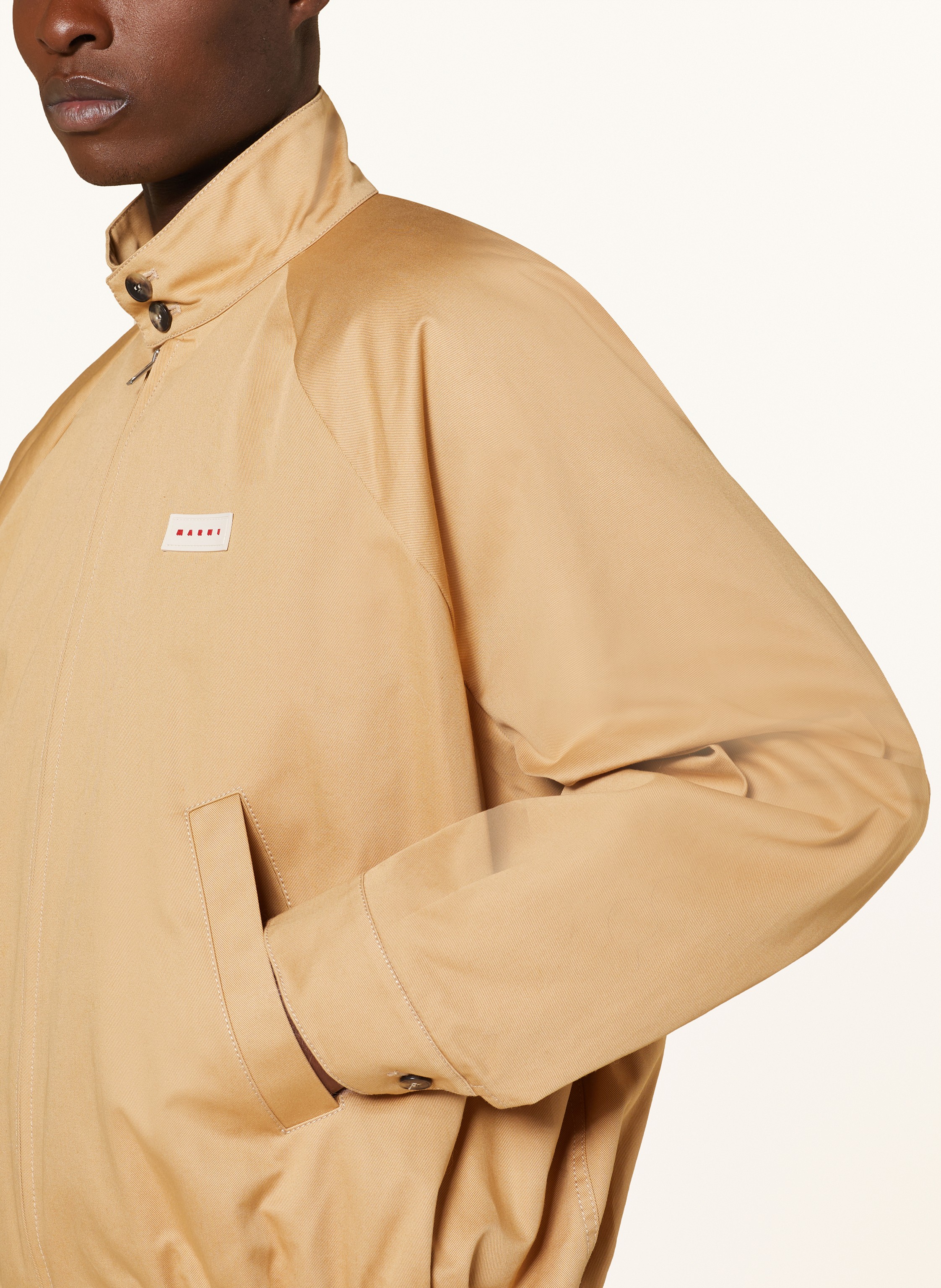 Thumbnail - Marni Oversized-Blouson beige