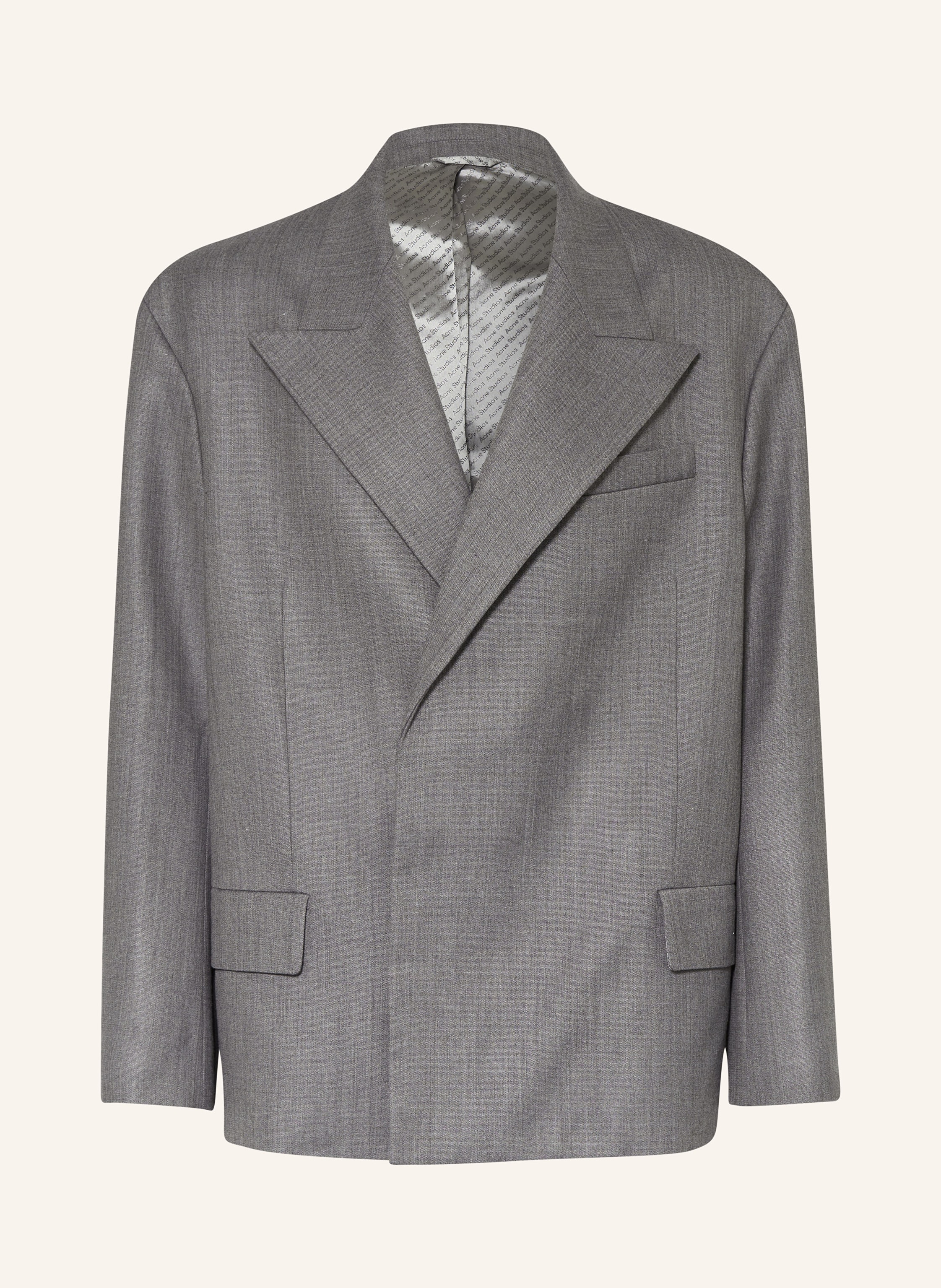 Acne Studios Suit jacket regular fit in gray