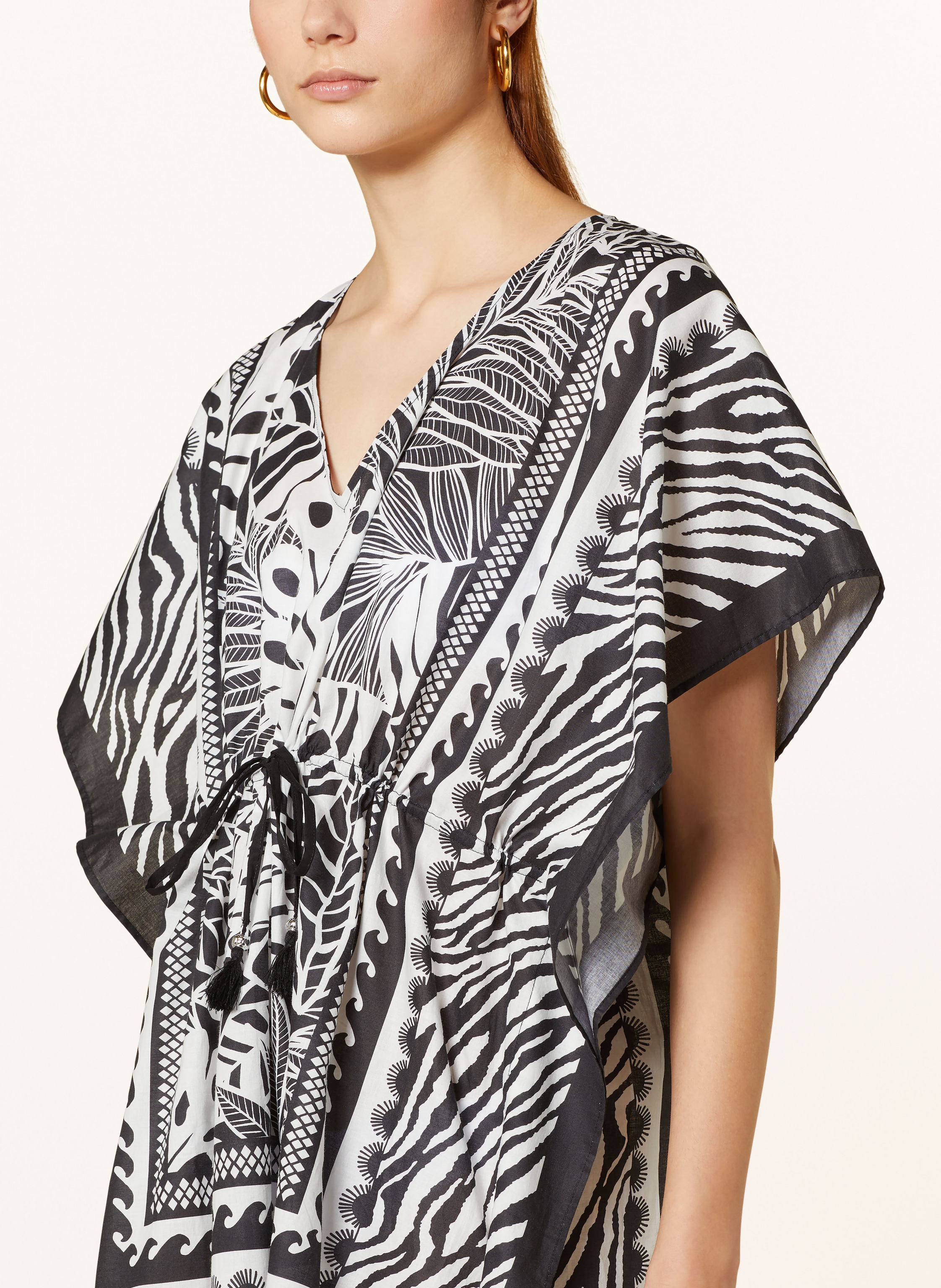 Thumbnail - Darling Harbour Kaftan schwarz
