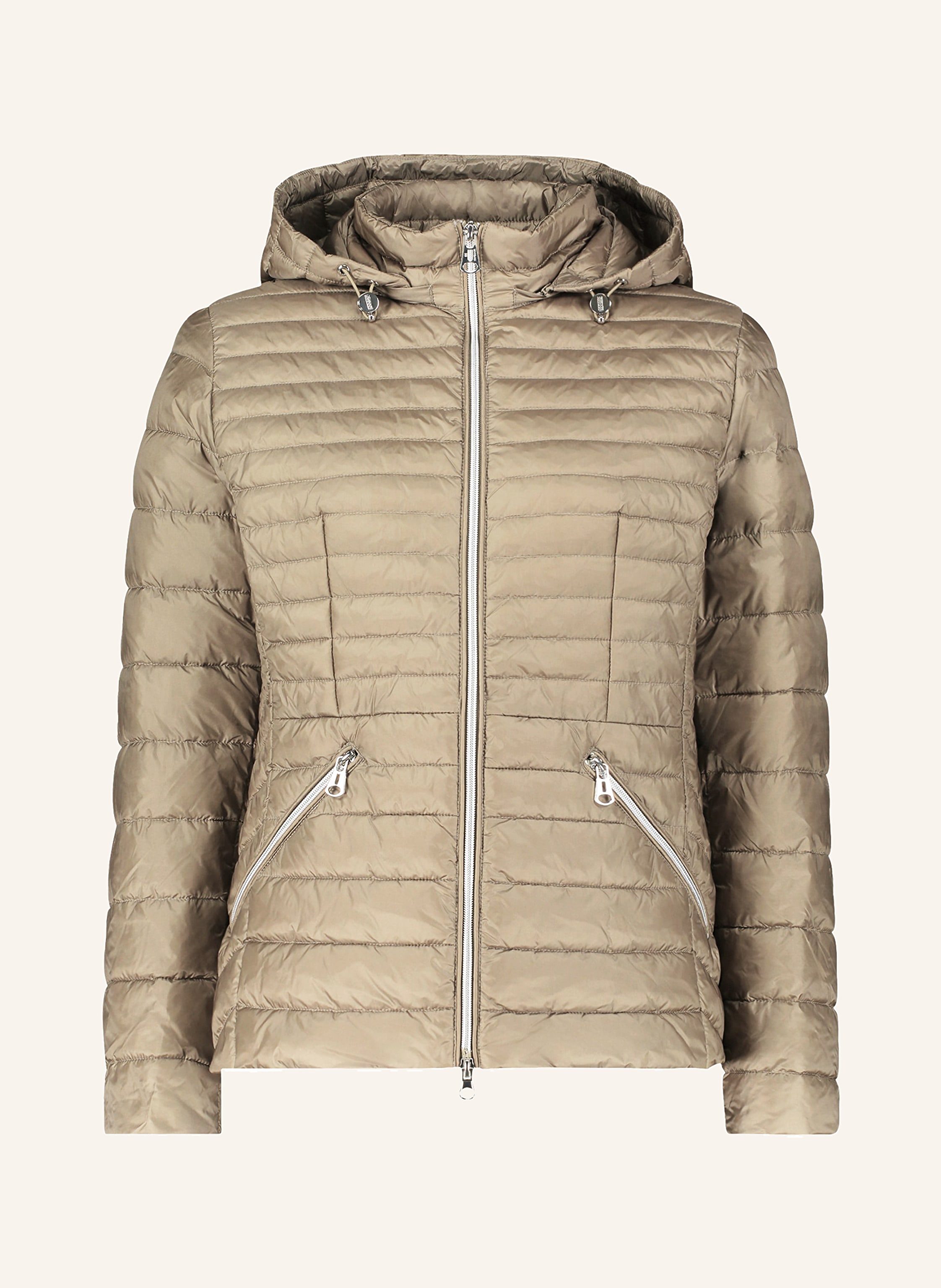 Betty barclay quilted hooded coat deals