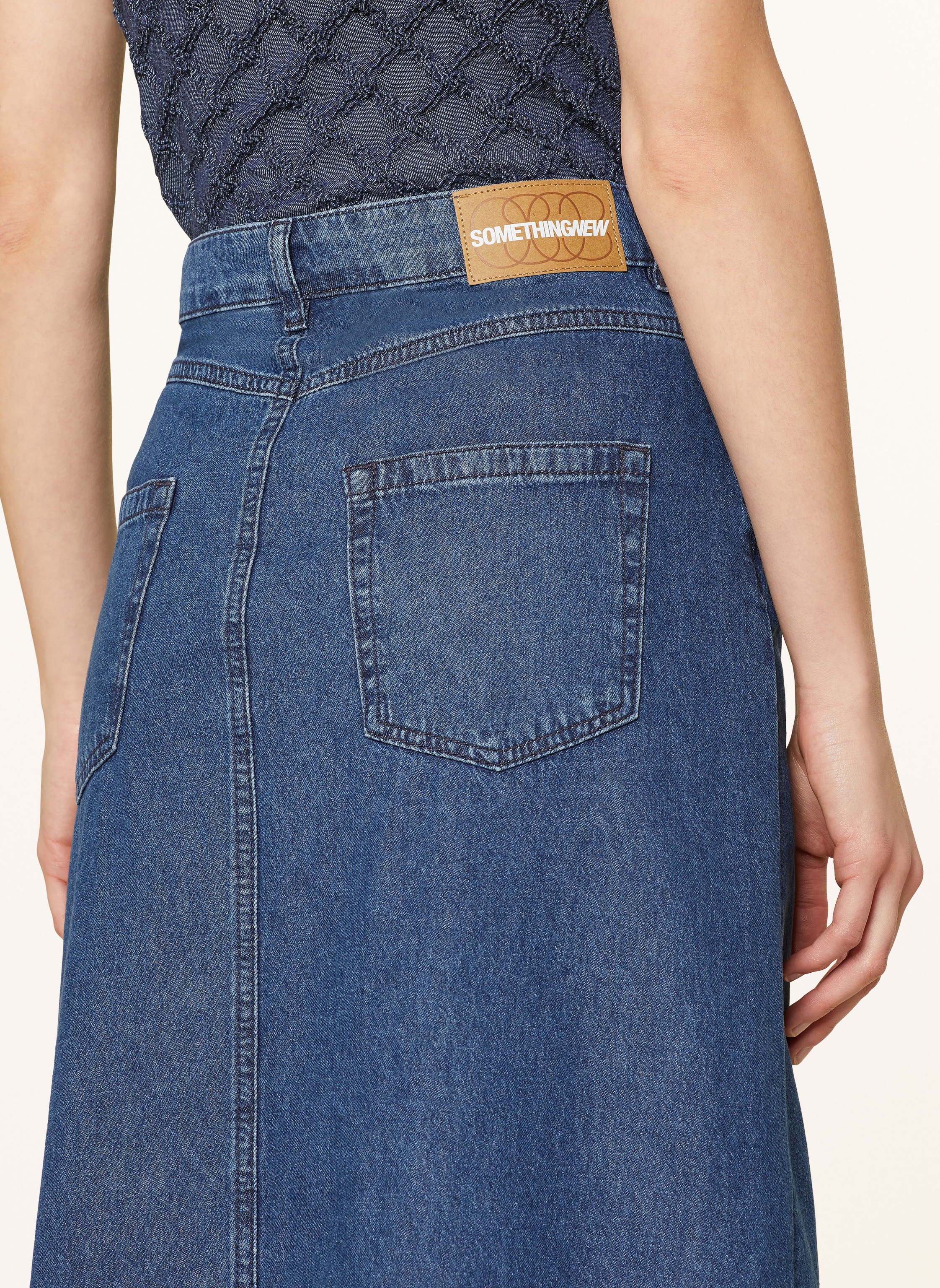 Thumbnail - Somethingnew Jeansrock Snemily blau