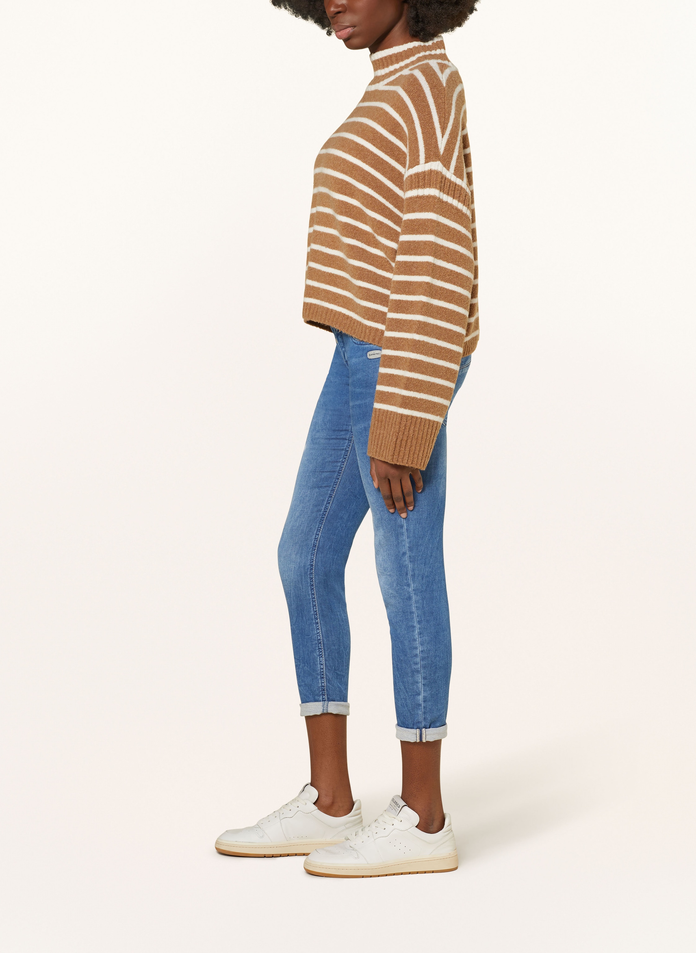 Thumbnail - Gang 7/8-Jeans 94gerda Cropped blau