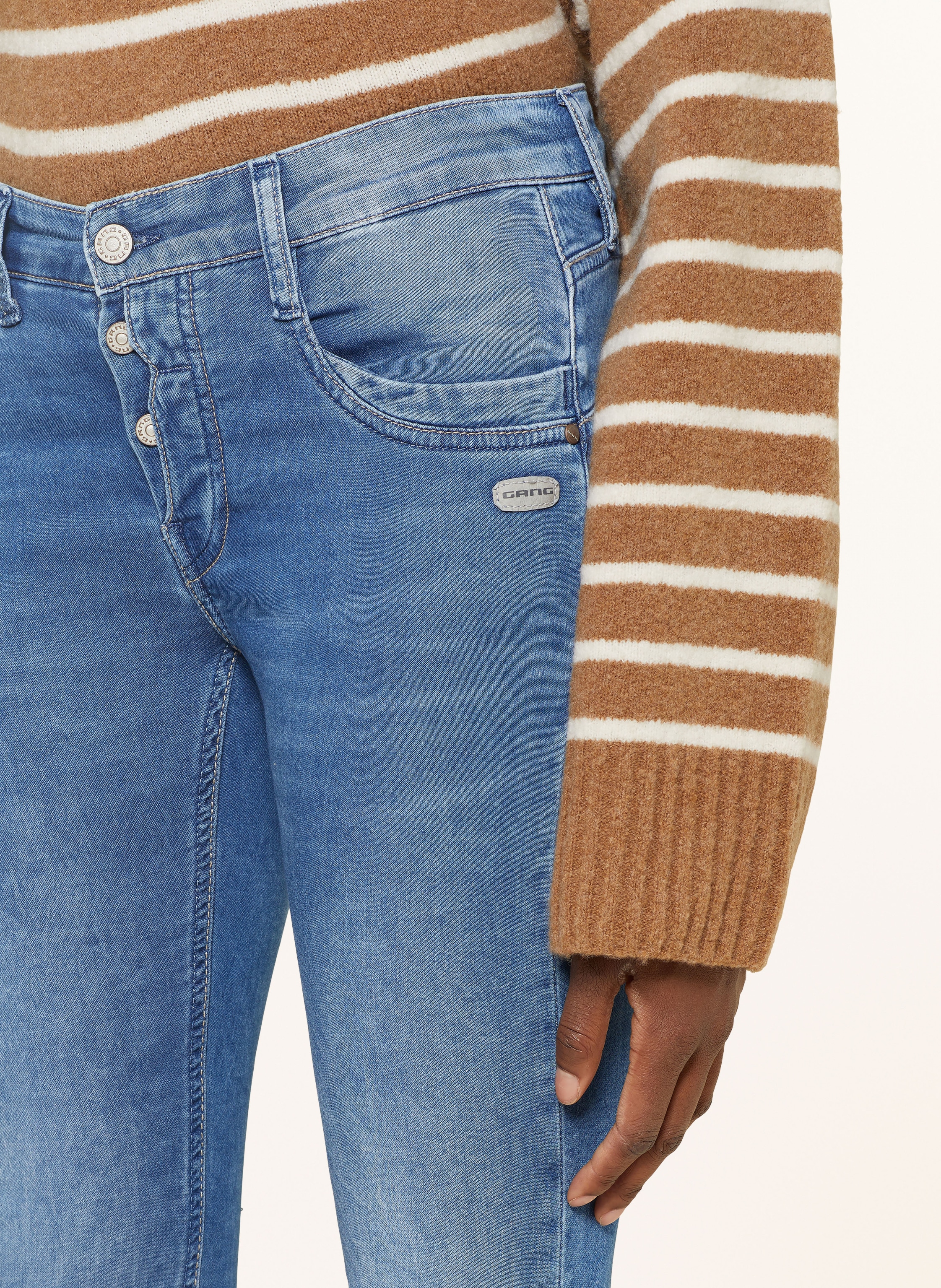 Thumbnail - Gang 7/8-Jeans 94gerda Cropped blau