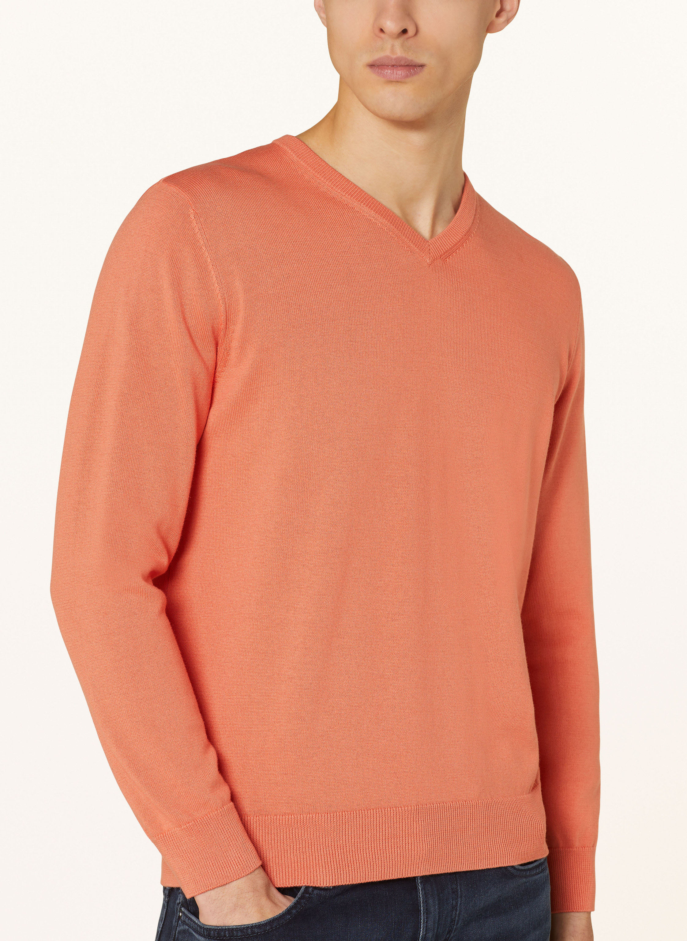 Thumbnail - Strokesman's Pullover orange