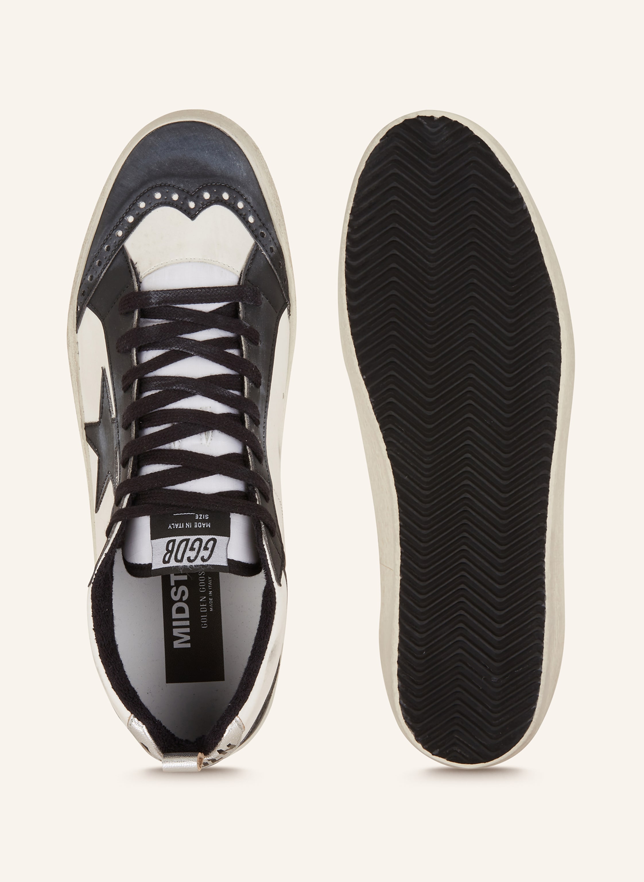 Thumbnail - Golden Goose Hightop-Sneaker Mid Star weiss