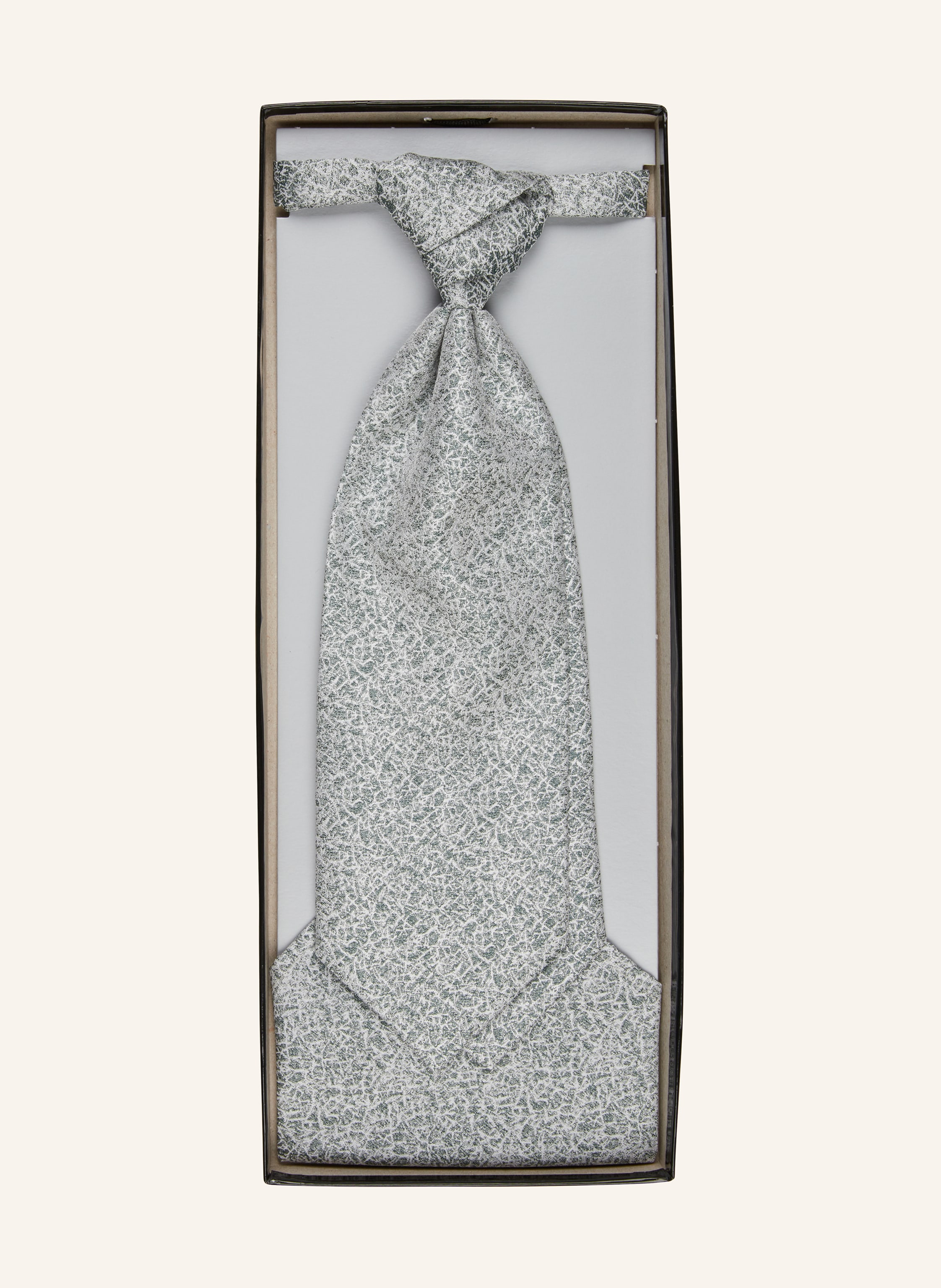 Thumbnail - Wilvorst Set: Krawatte Und Einstecktuch gruen