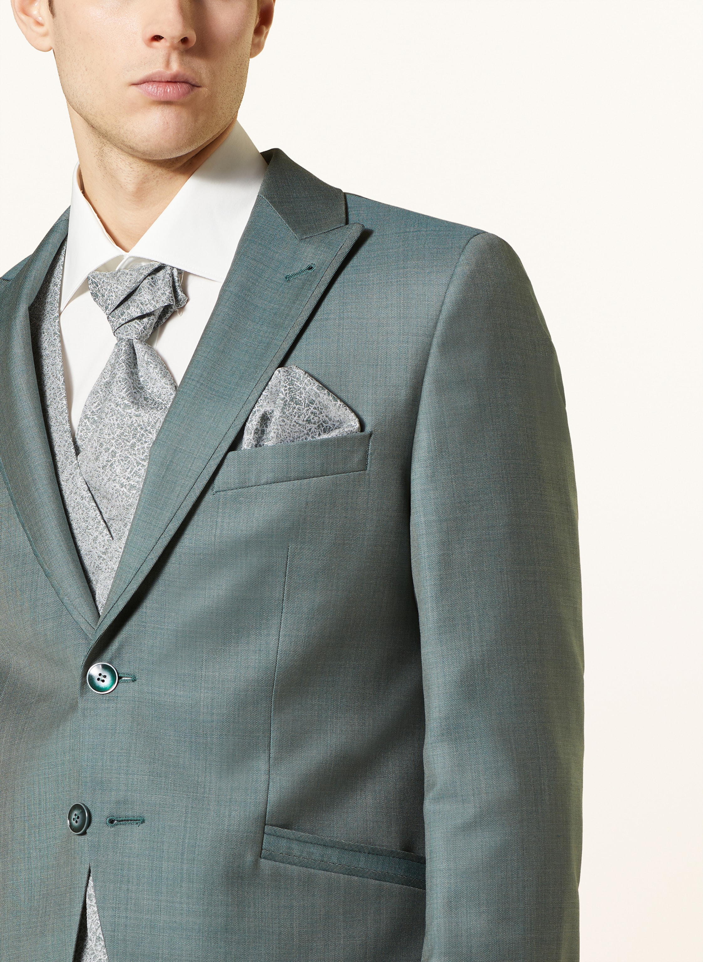 Thumbnail - Wilvorst Set: Krawatte Und Einstecktuch gruen