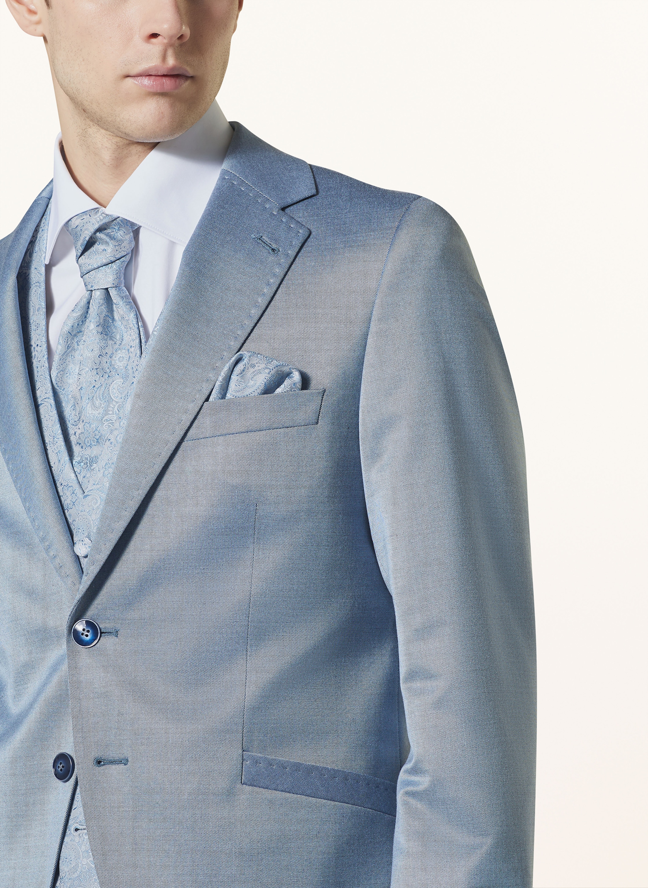 Thumbnail - Wilvorst Anzugsakko Extra Slim Fit blau