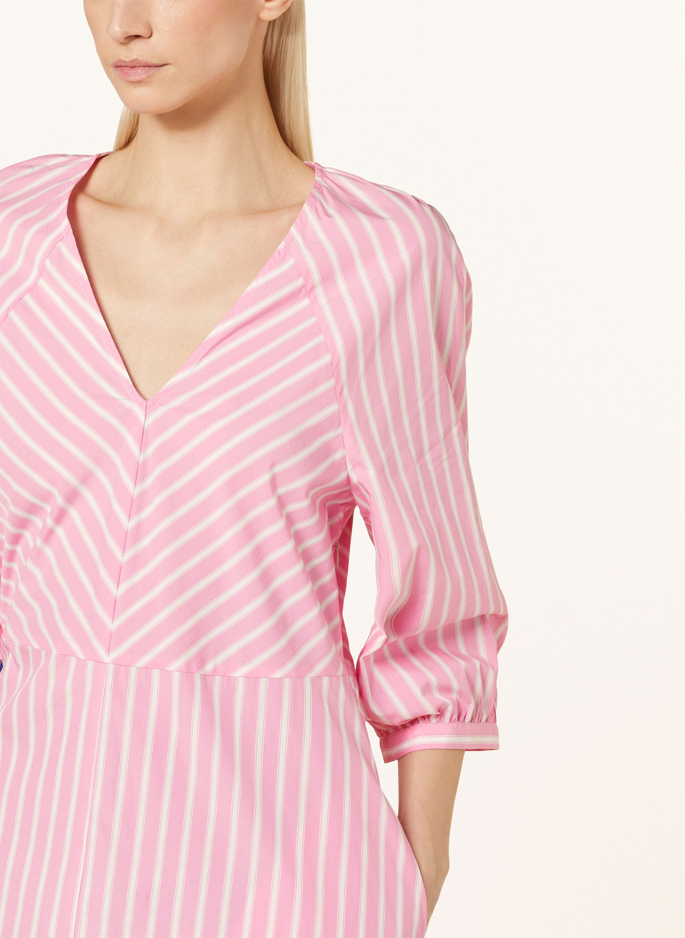 Thumbnail - Baum Und Pferdgarten Kleid Aba Mit 3/4-Arm pink