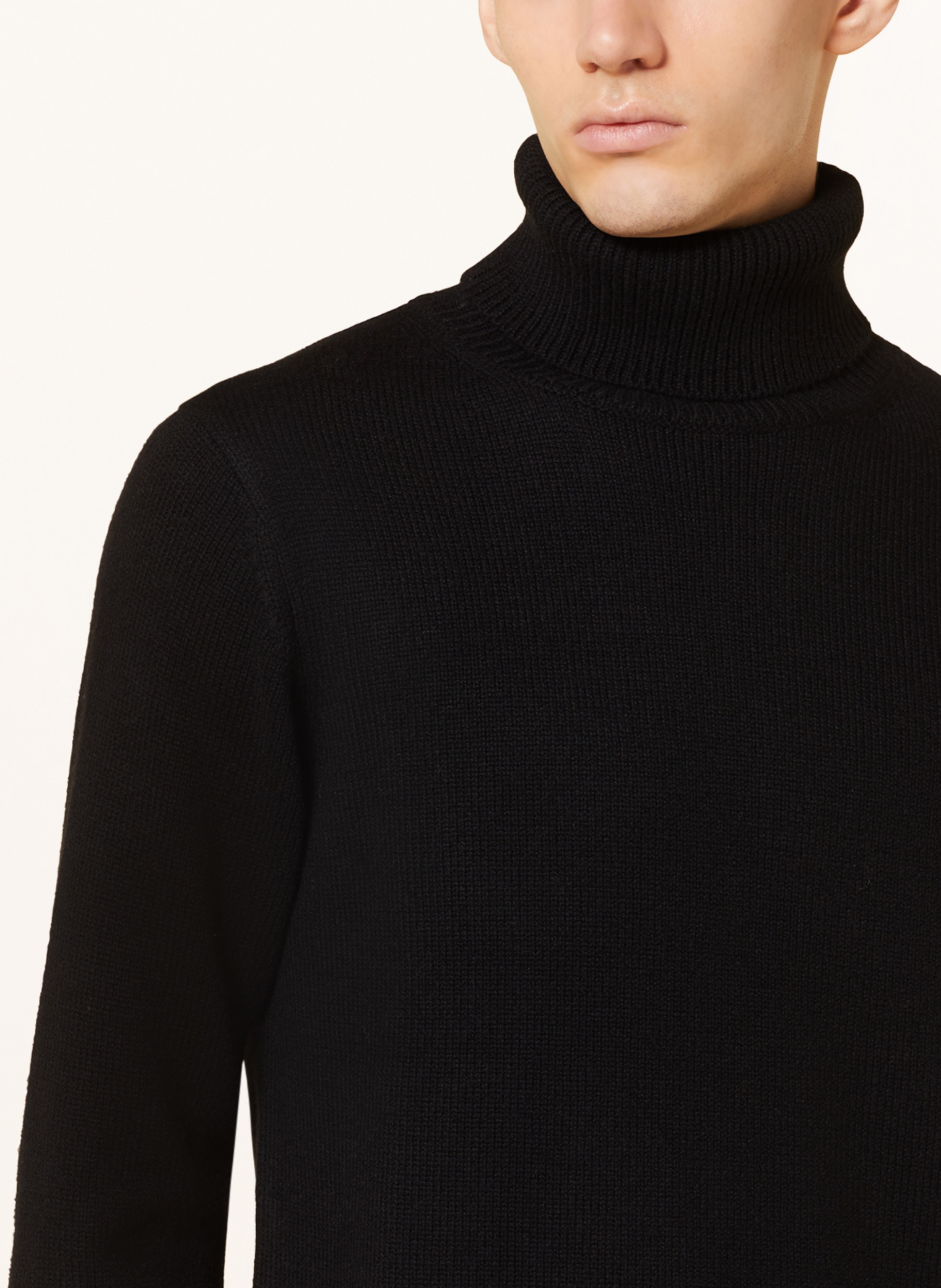 Thumbnail - Sandro Rollkragenpullover schwarz