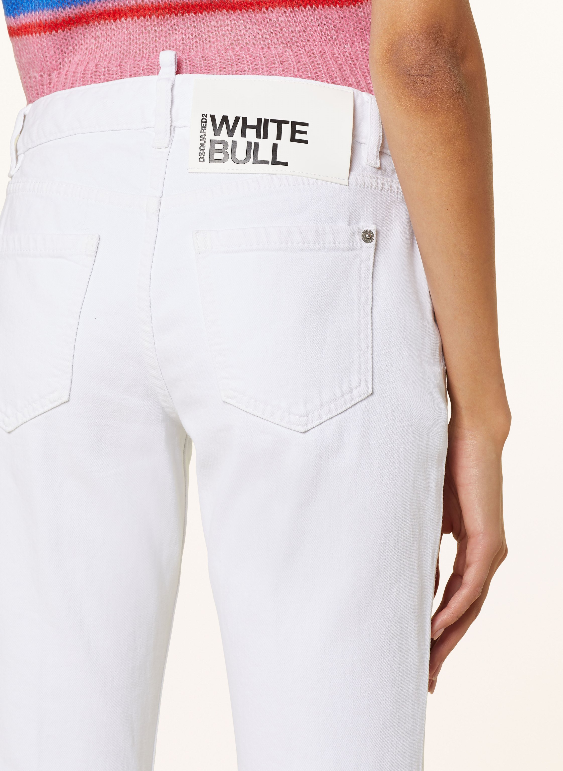 Thumbnail - dsquared2 Flared Jeans weiss