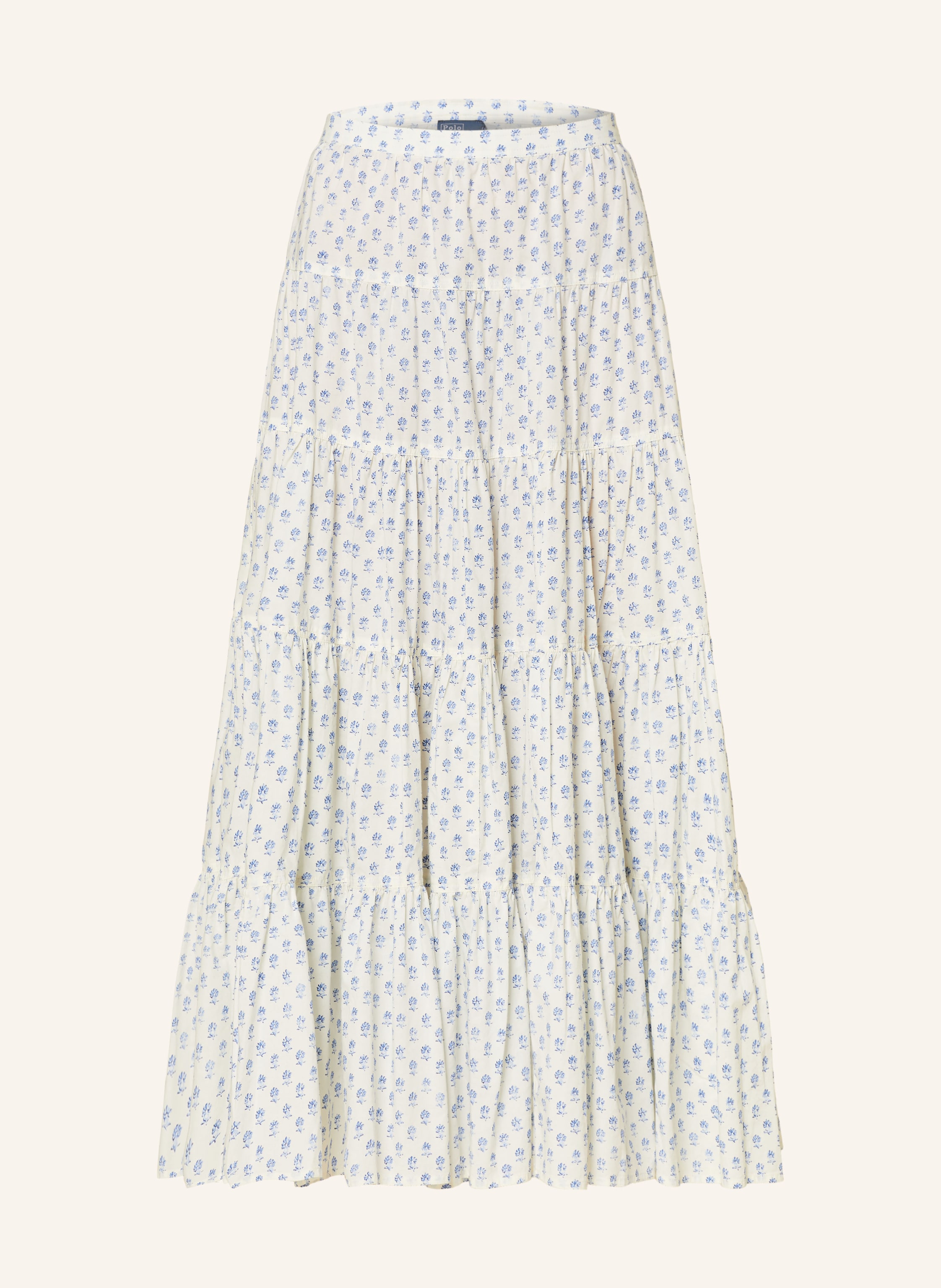 POLO RALPH LAUREN Skirt in white blue