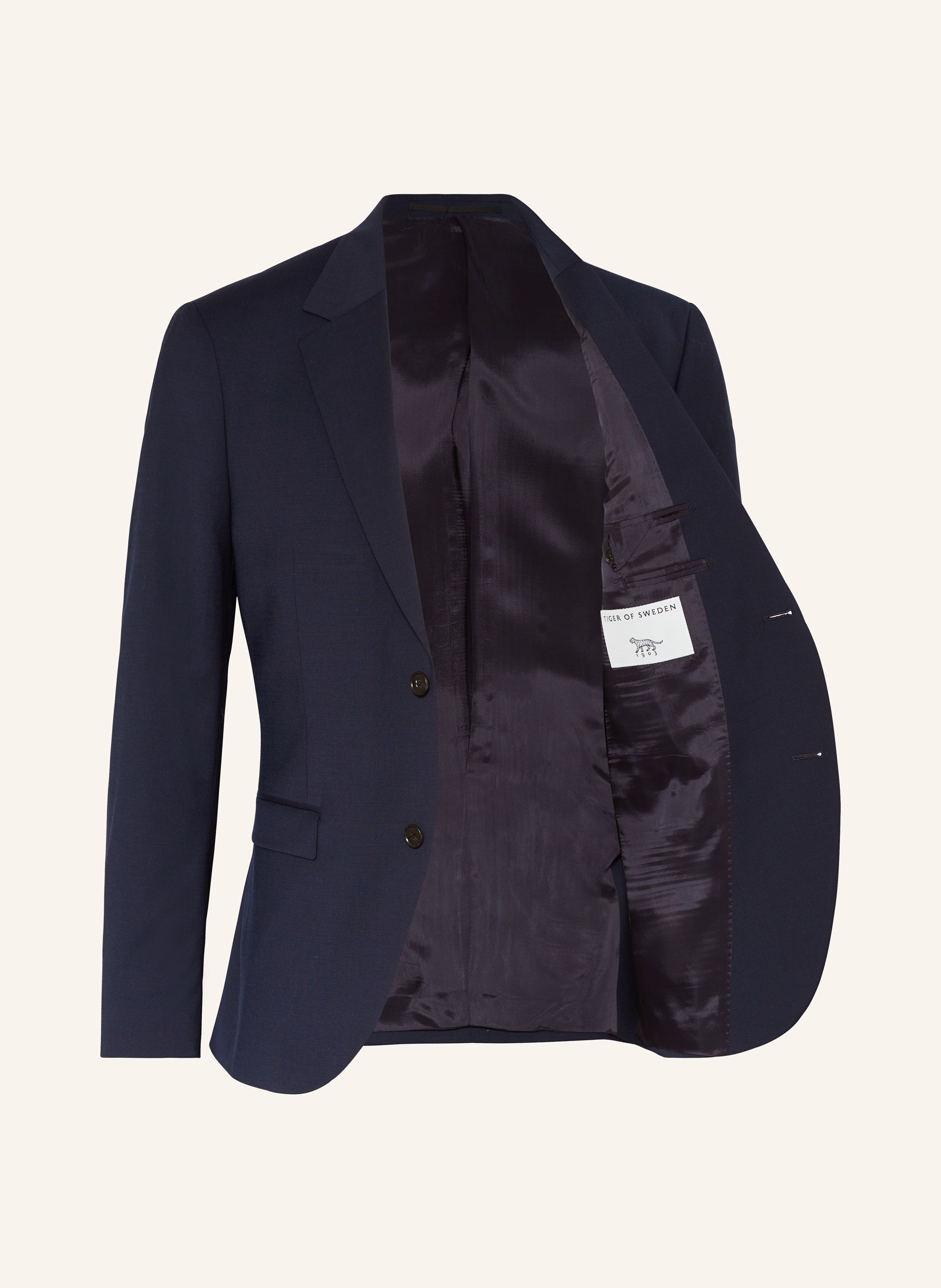 Thumbnail - Tiger Of Sweden Anzugsakko Jamonte Extra Slim Fit blau