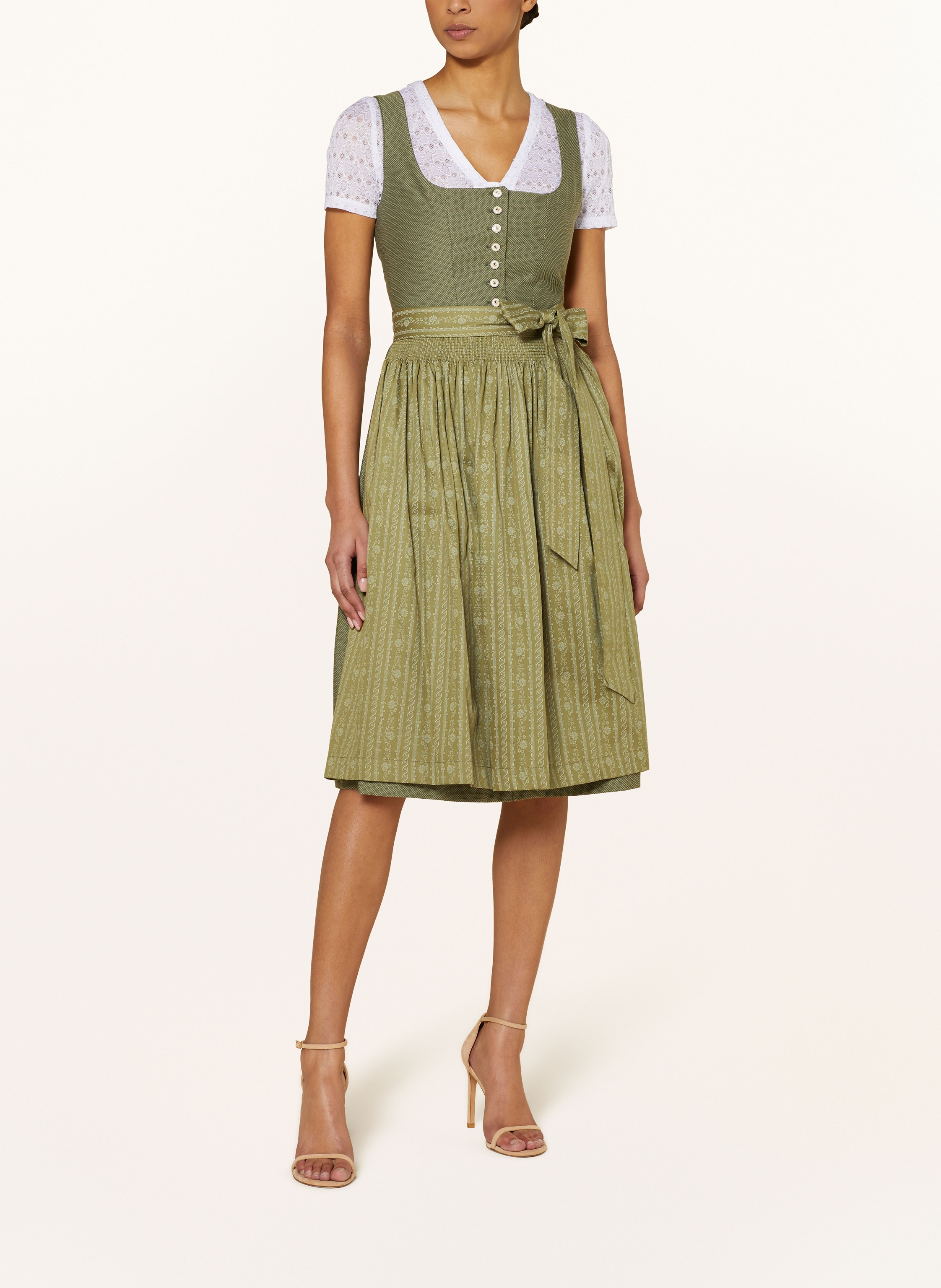 Thumbnail - Waldorff Dirndlbluse Aus Spitze weiss