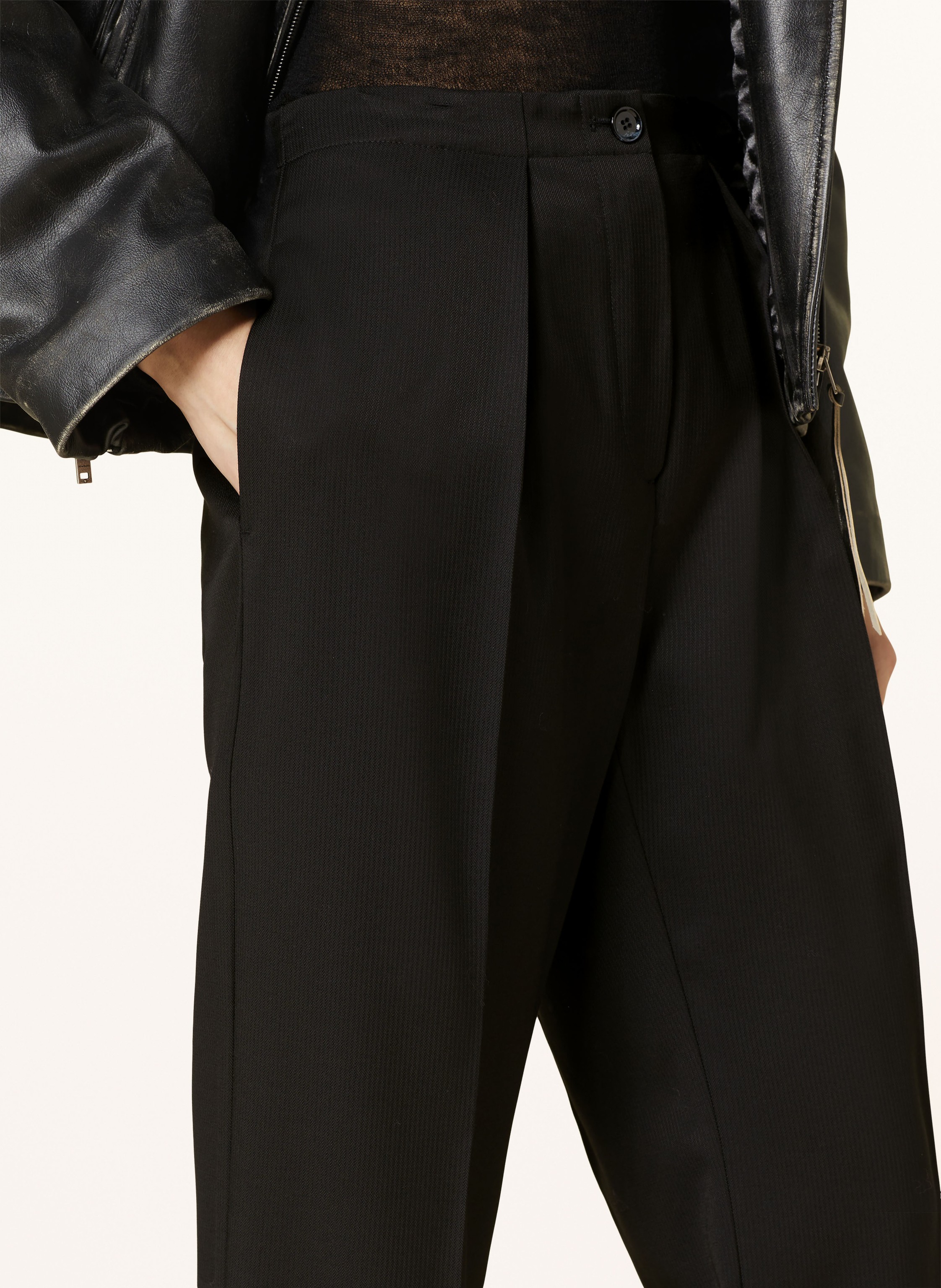 Thumbnail - Acne Studios Marlenehose schwarz