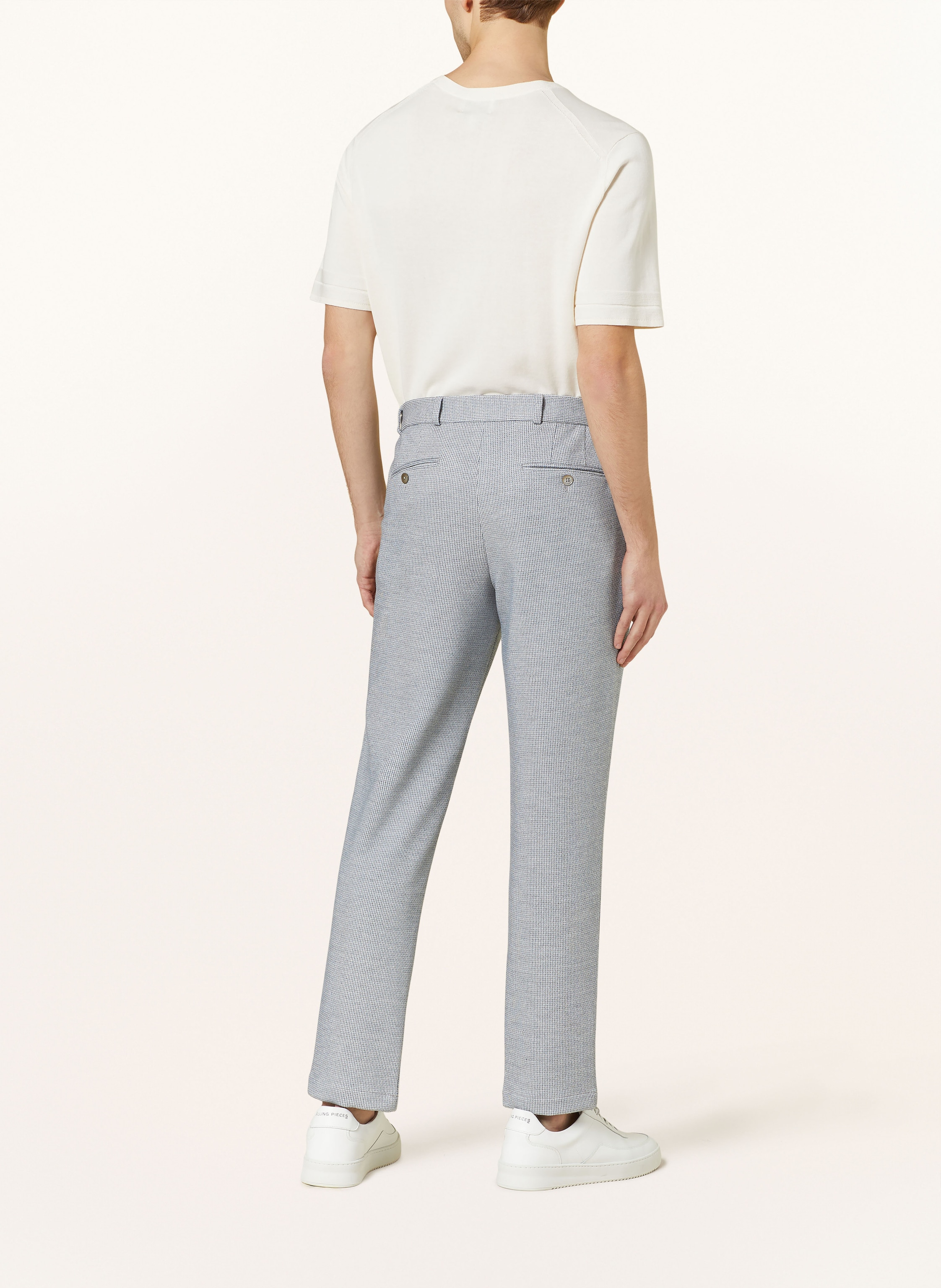 Thumbnail - Paul Anzughose Slim Fit Aus Jersey blau