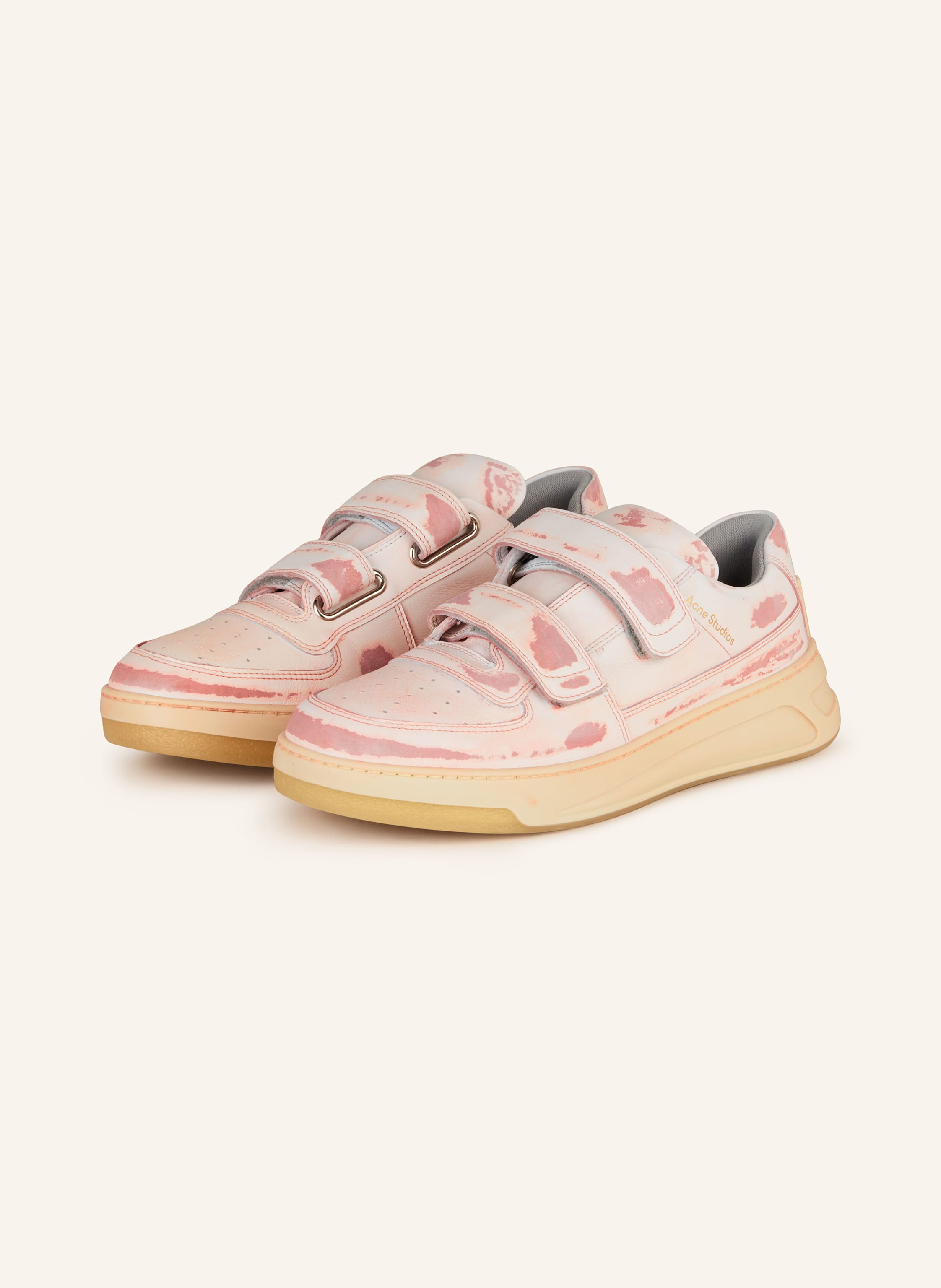 Acne sneakers pink store