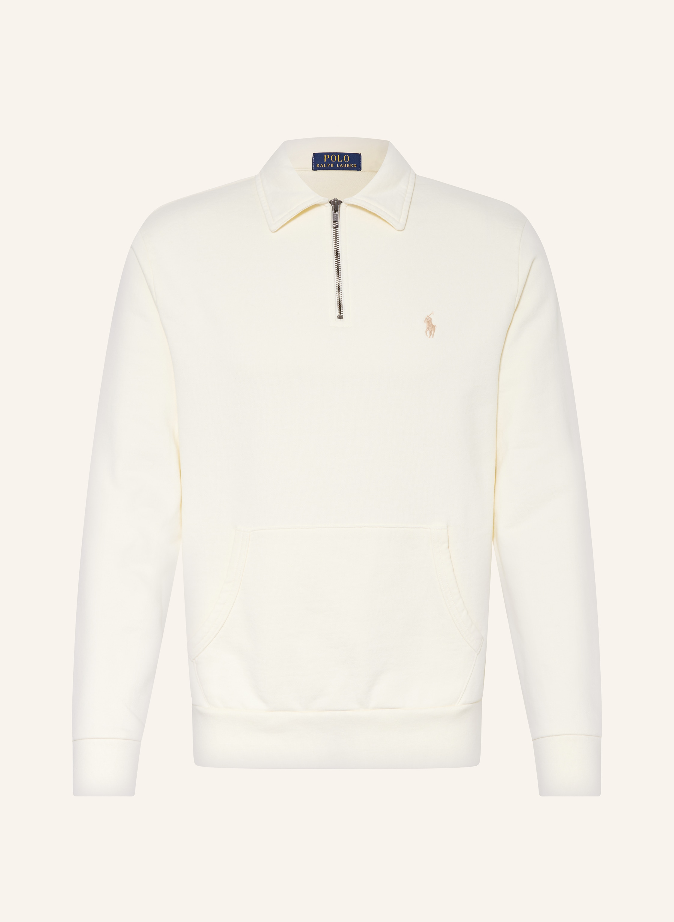 Ralph lauren half zip cream new arrivals