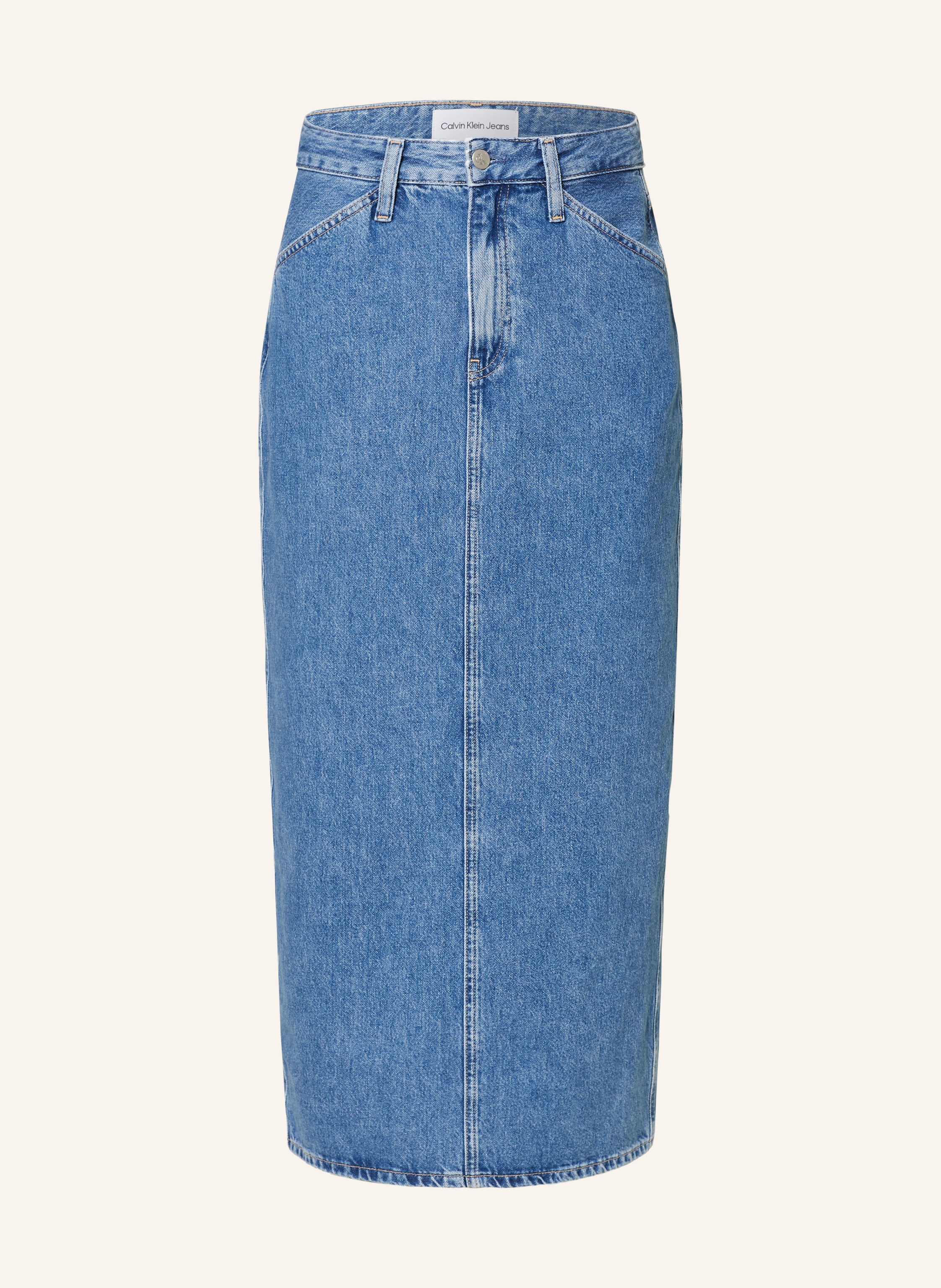 Calvin klein denim pencil skirt hot sale