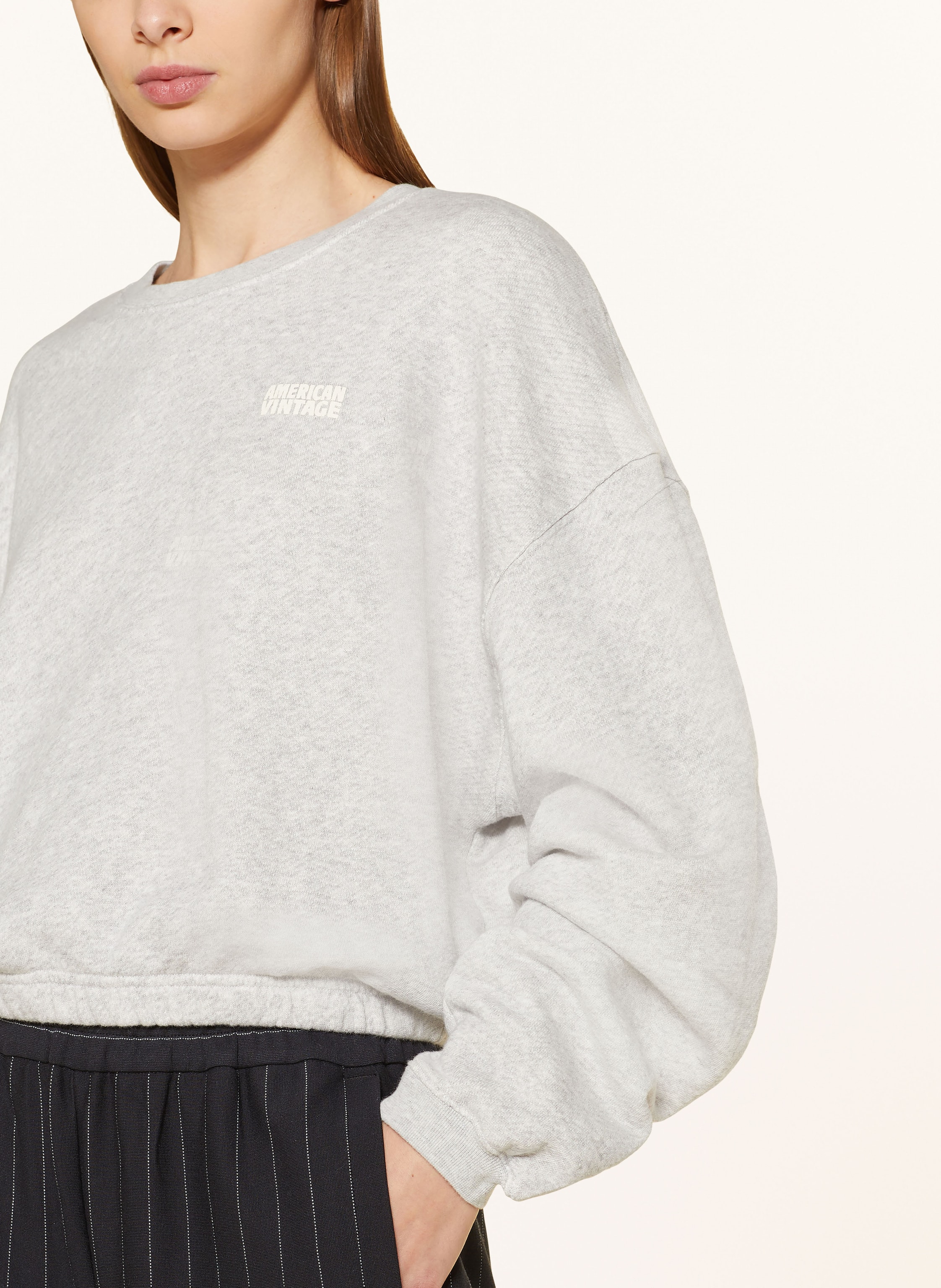 Thumbnail - American Vintage Sweatshirt Kodytown grau