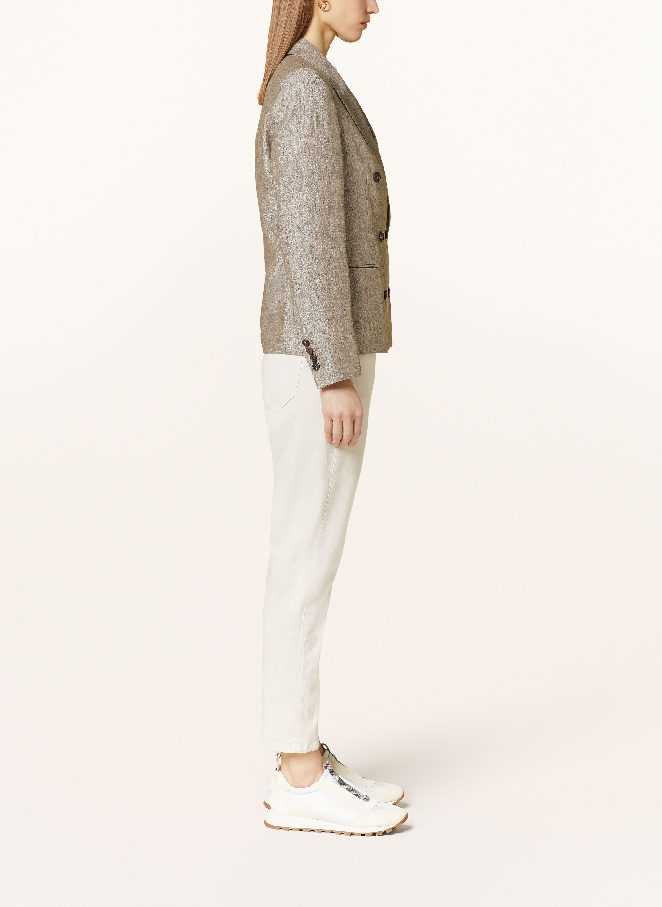 Thumbnail - Brunello Cucinelli 7/8-Jeans weiss