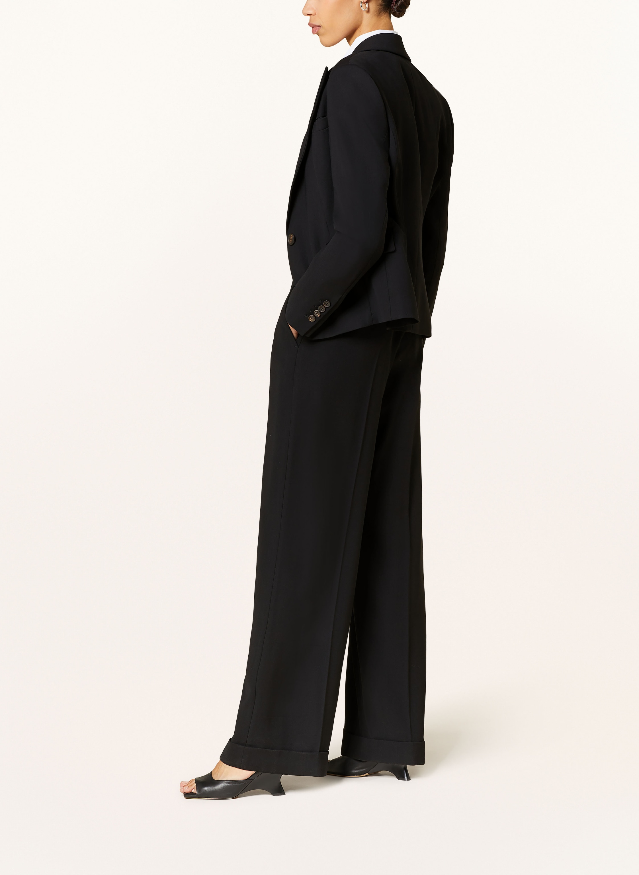 Thumbnail - Brunello Cucinelli Marlenehose schwarz