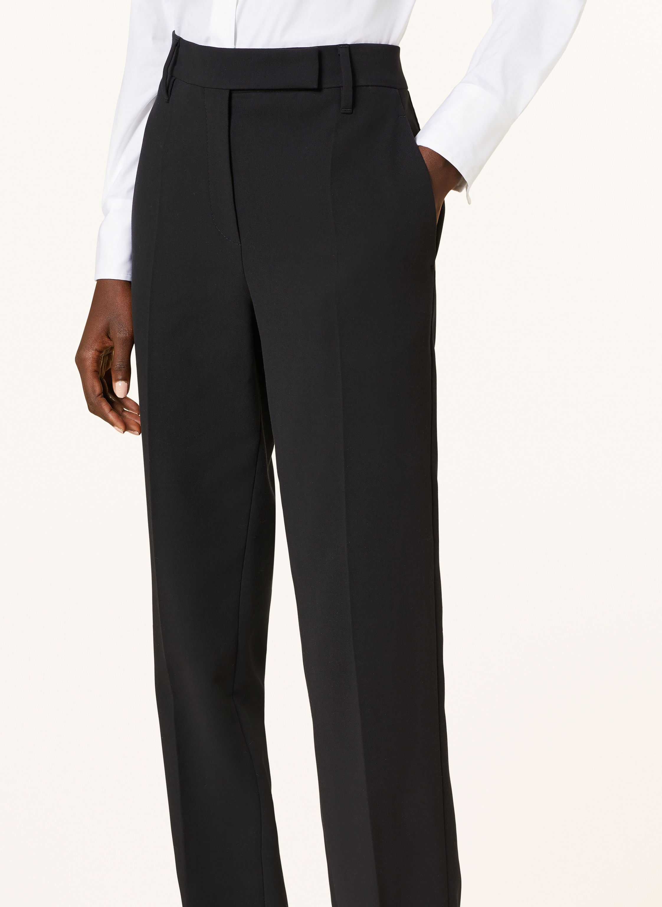 Brunello Cucinelli Marlenehose schwarz – Bild 2