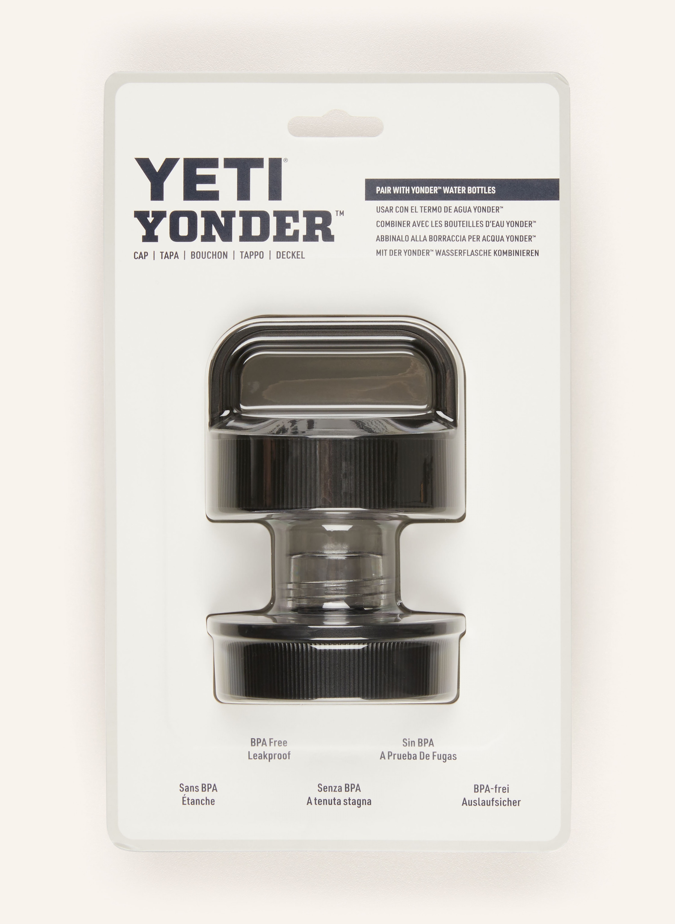 YETI Water bottle stopper YONDER™ in black/ white