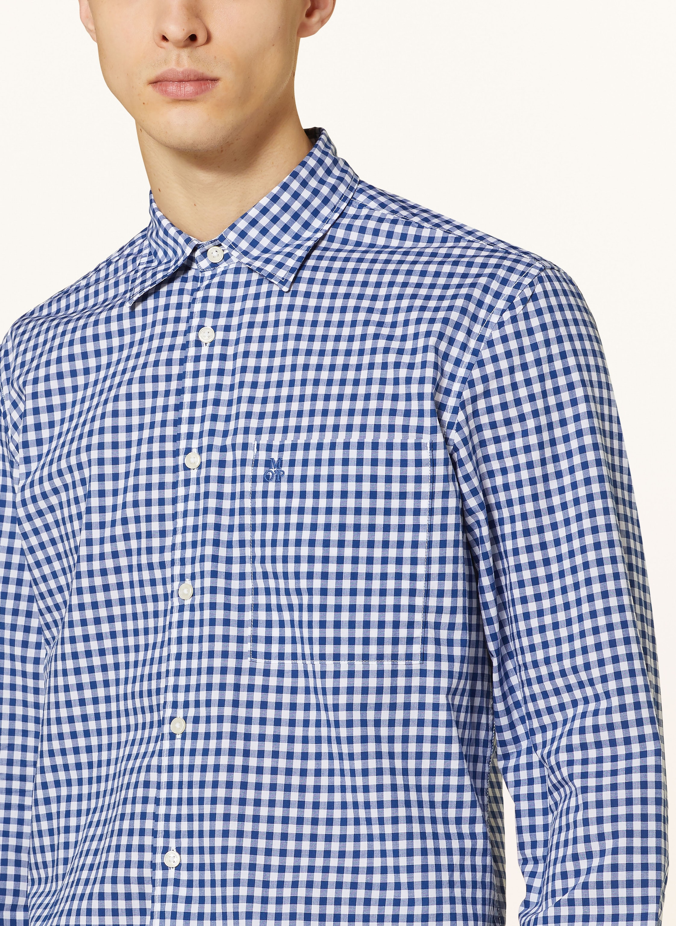 Thumbnail - Marc O'polo Hemd Comfort Fit blau