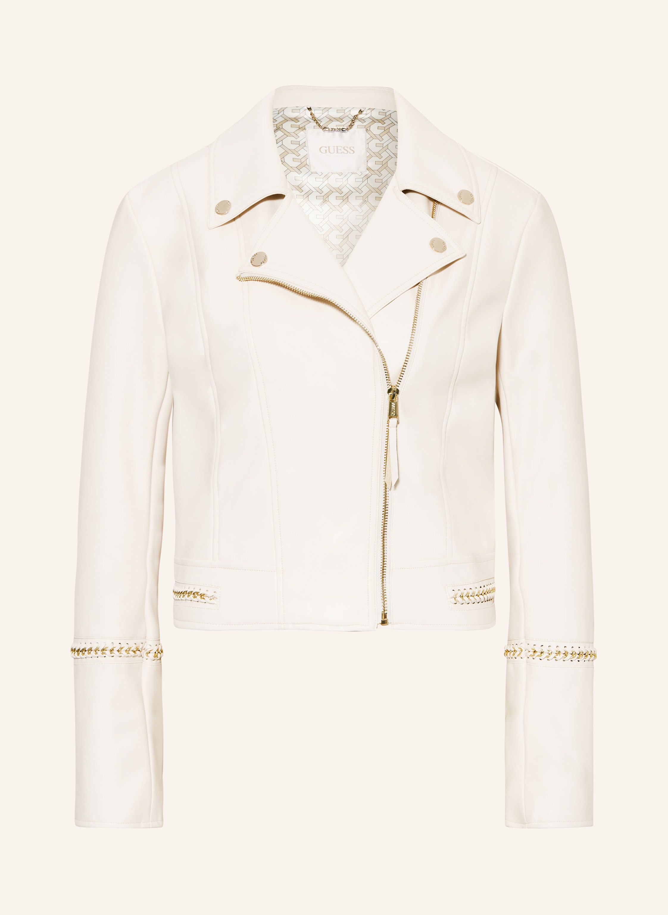 White guess jacket on sale