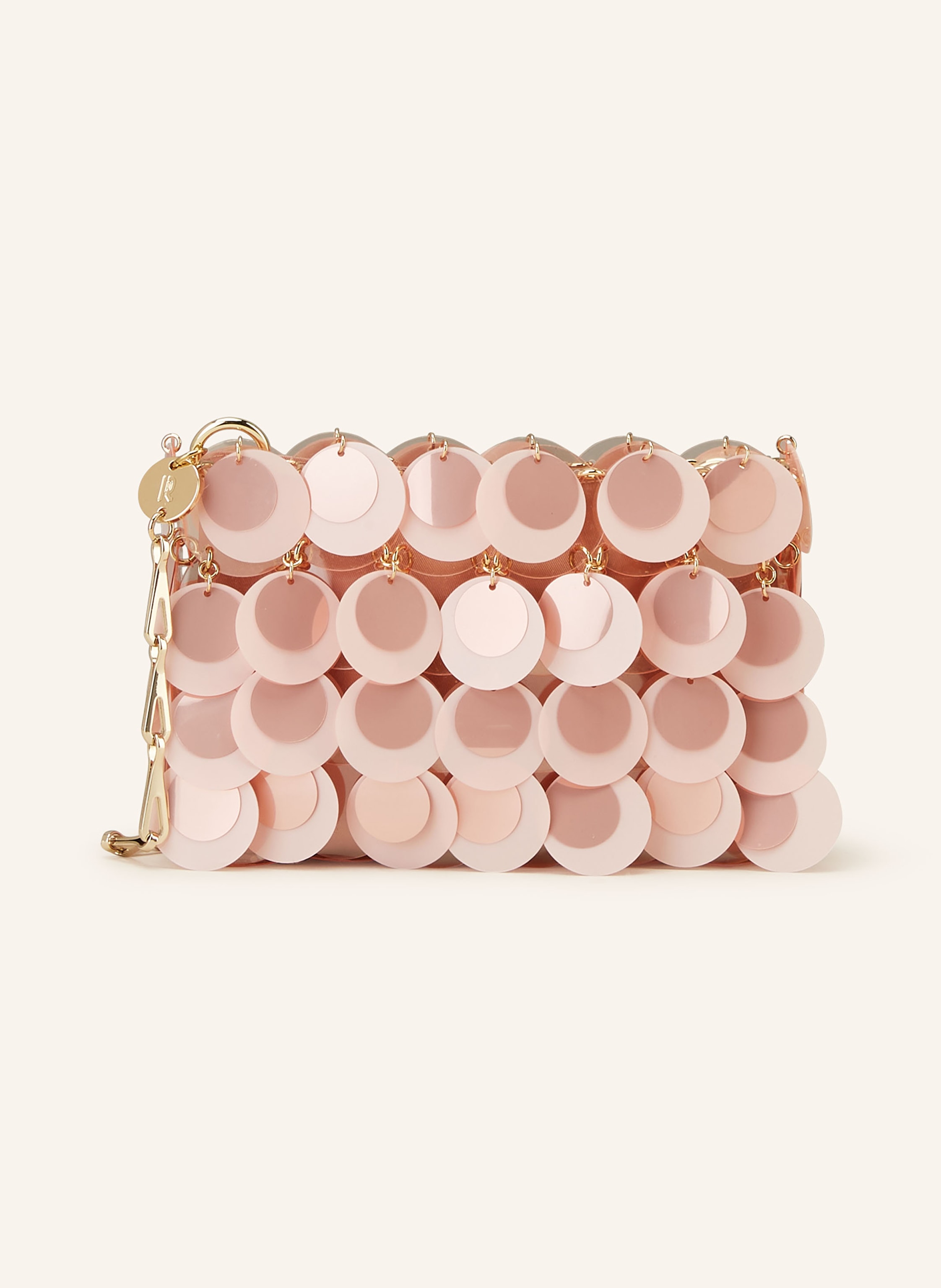 rabanne Handtasche SPARKLE NANO in rosa