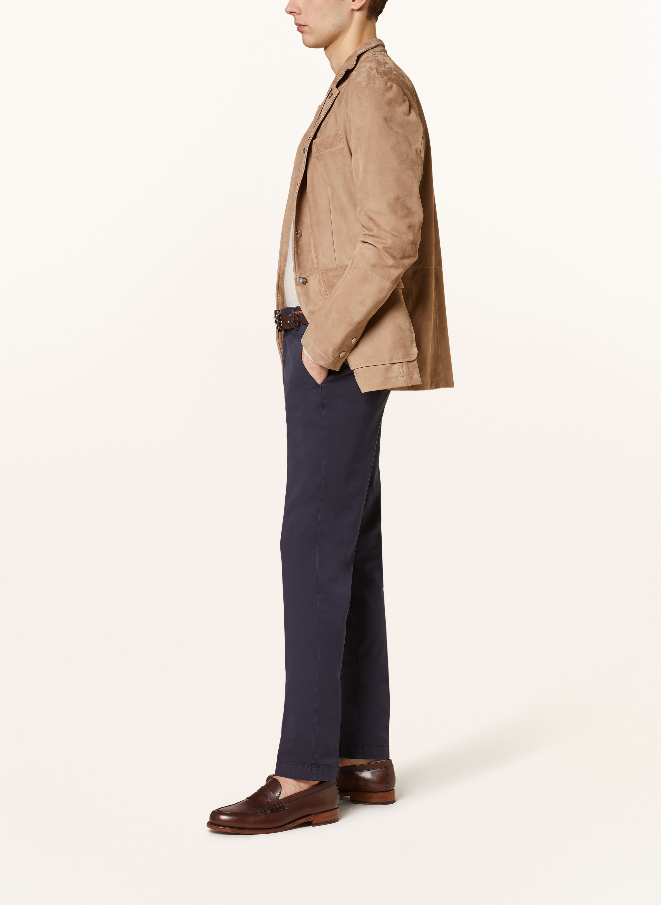 Thumbnail - Berwich Chino Extra Slim Fit blau