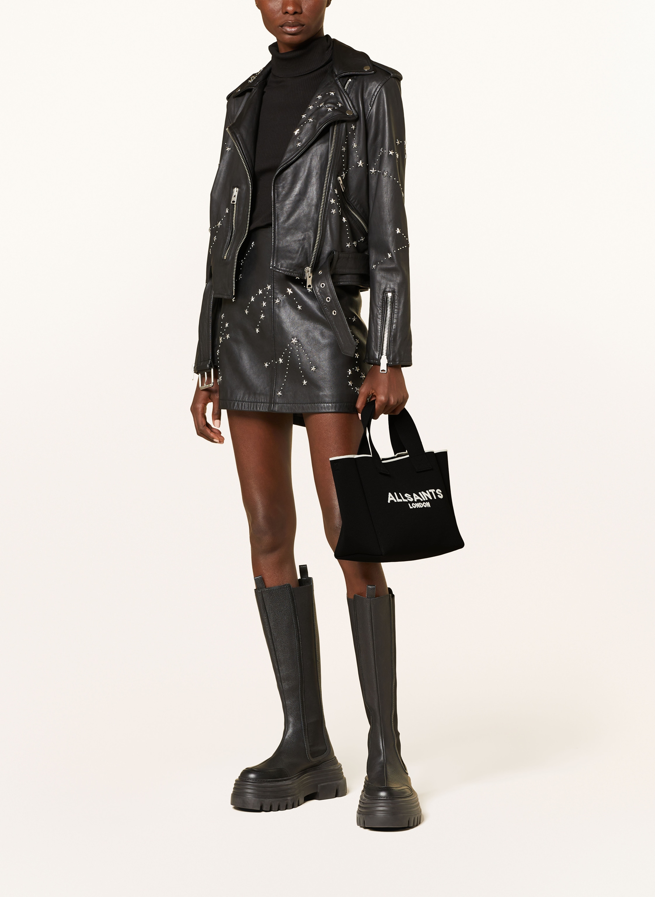Allsaints Handtasche Izzy Mini schwarz – Bild 2