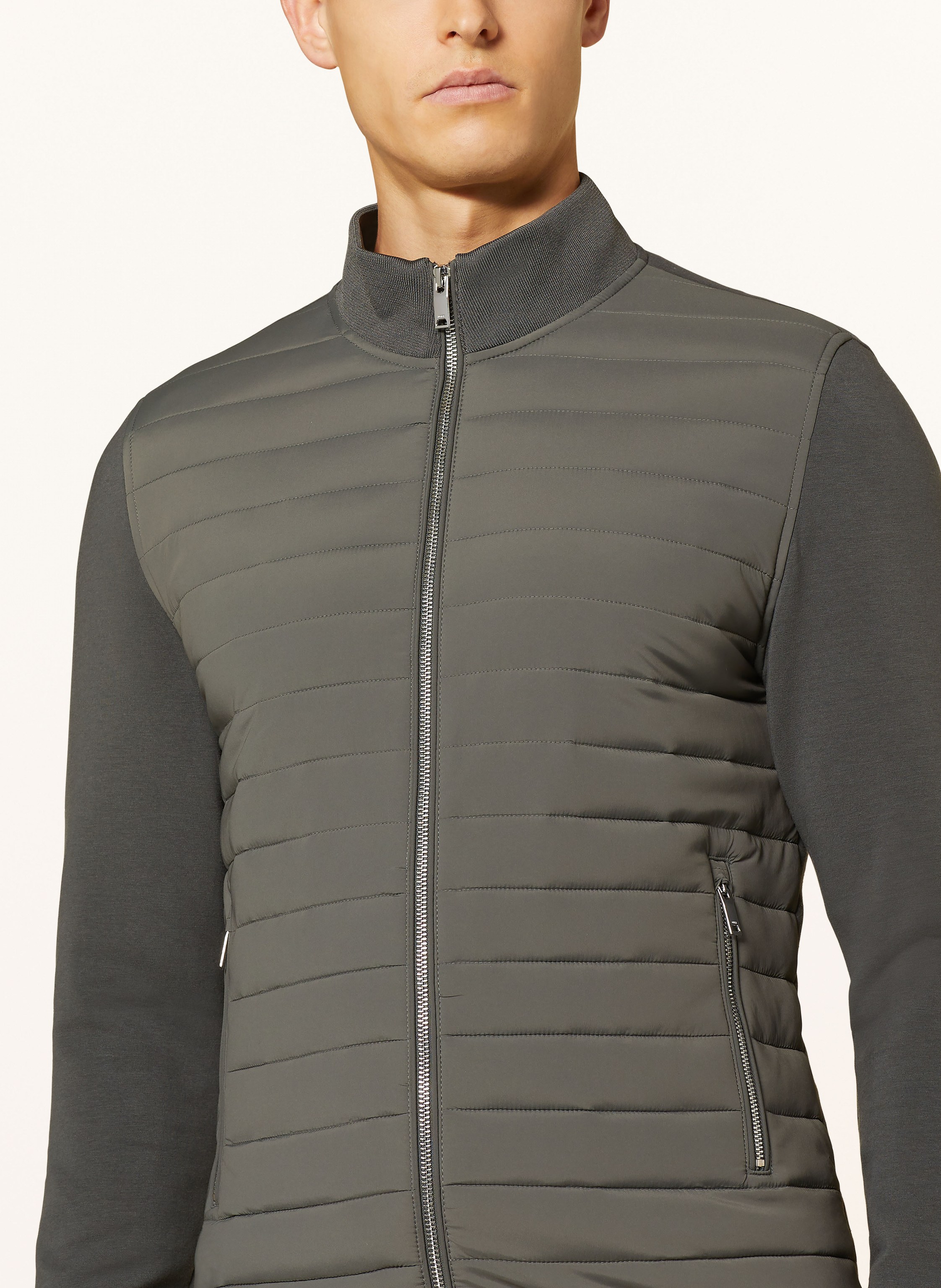 Thumbnail - Reiss Steppjacke Freddie Im Materialmix gruen