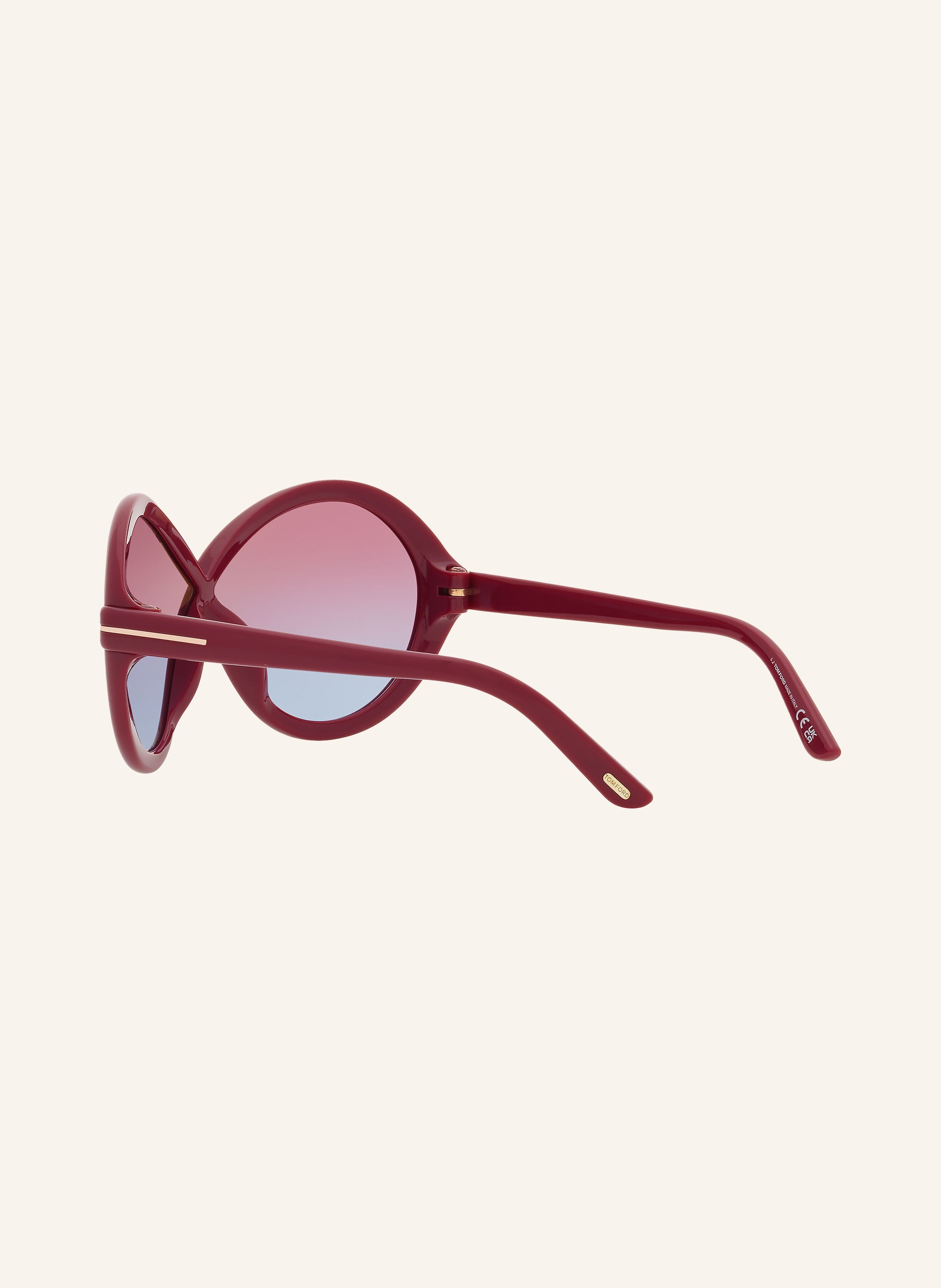 Thumbnail - Tom Ford Sonnenbrille tr001772 Jada pink