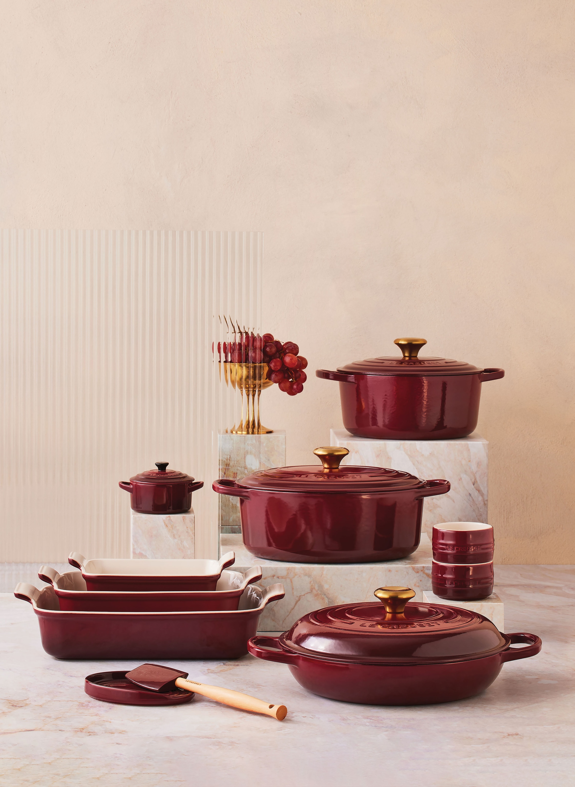 Thumbnail - Le Creuset Gourmet-Profitopf Signature rot