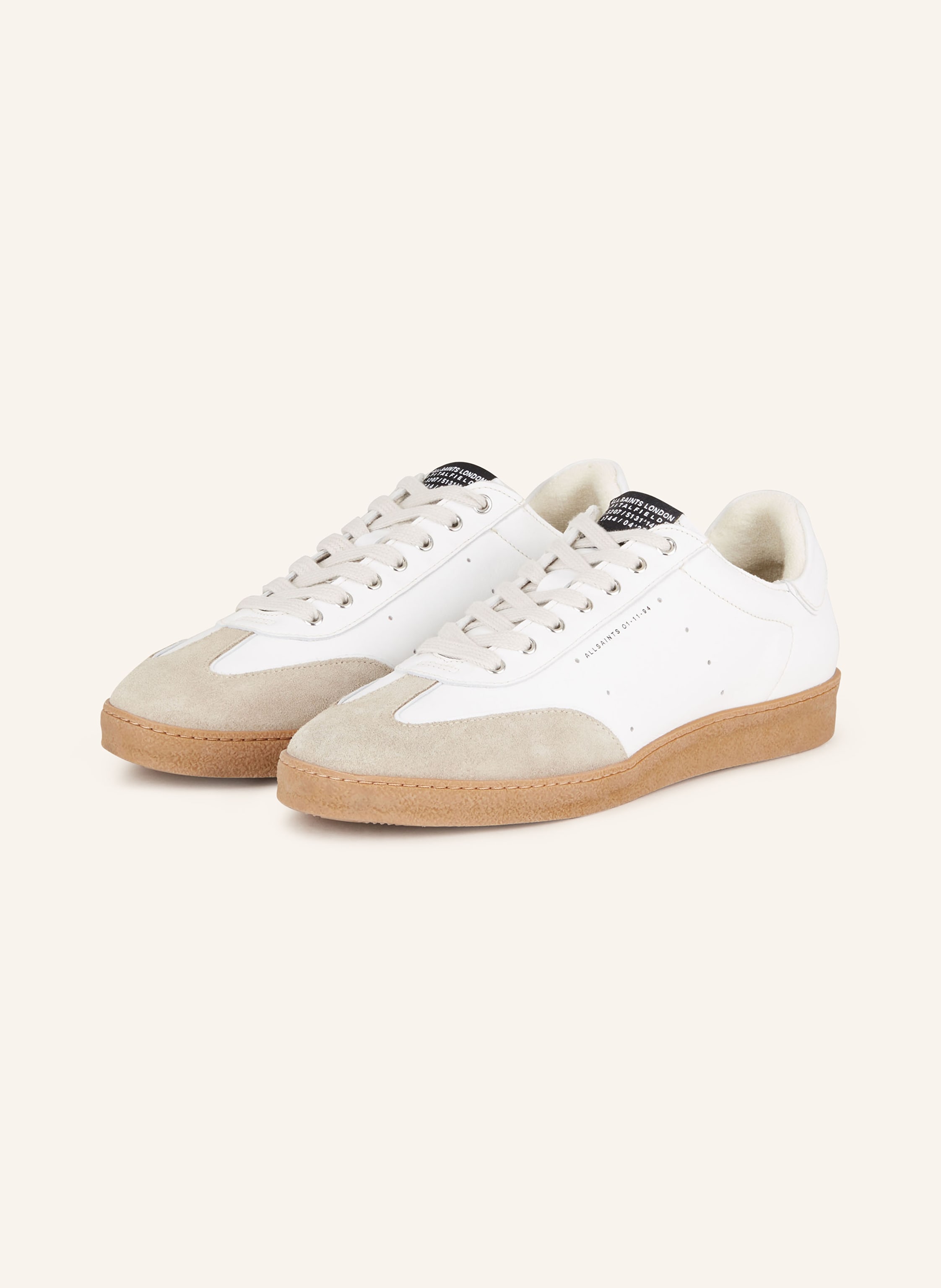 ALLSAINTS Sneaker LEO in weiss/ grau