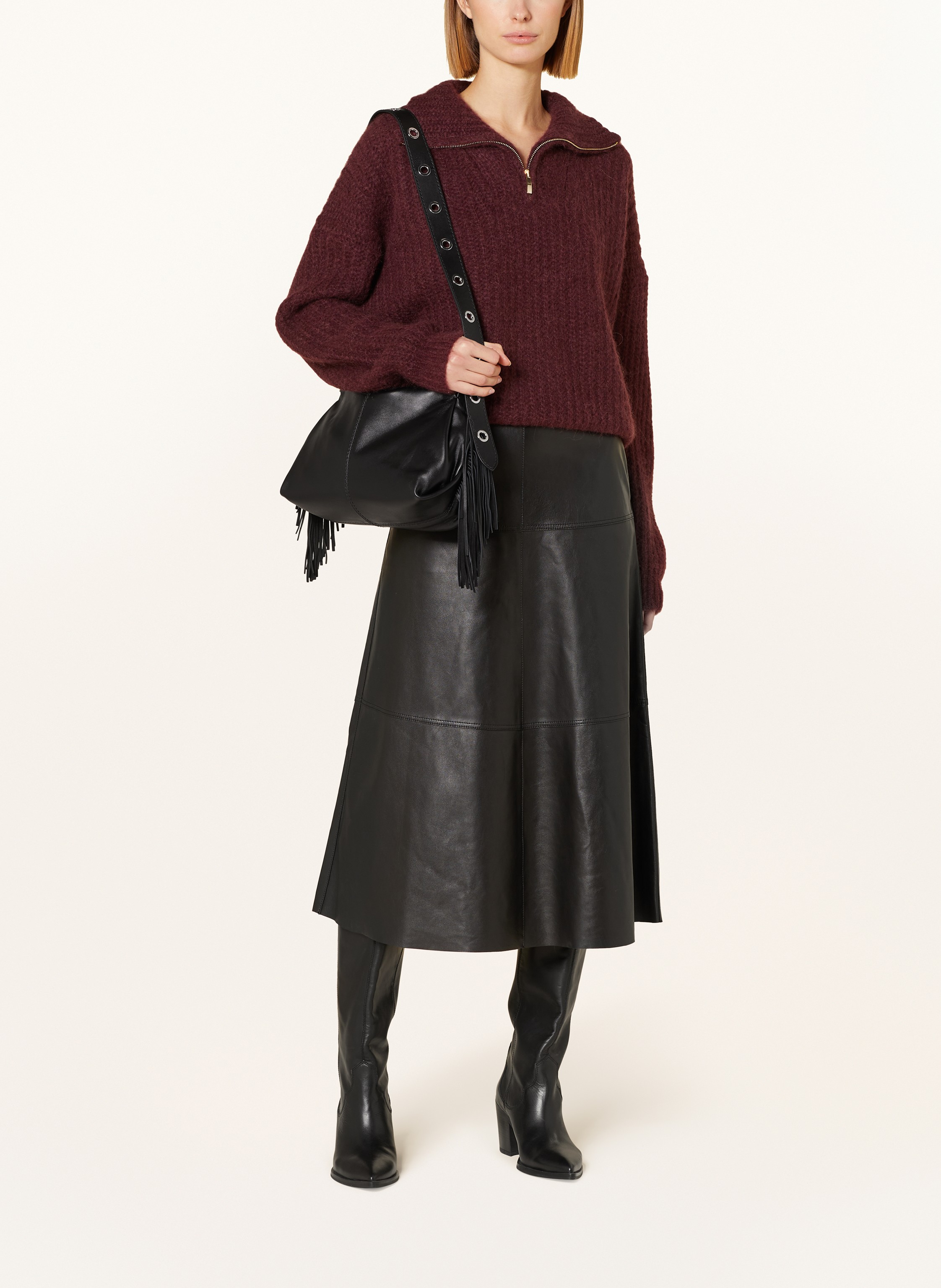 Thumbnail - Maje Handtasche Medium schwarz