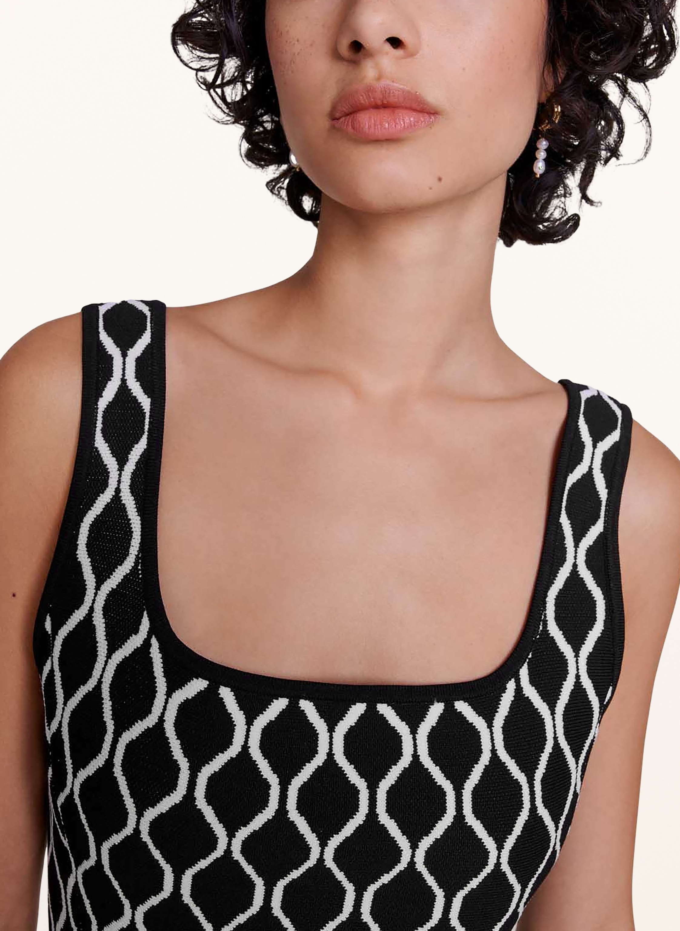 Thumbnail - Maje Strickkleid schwarz