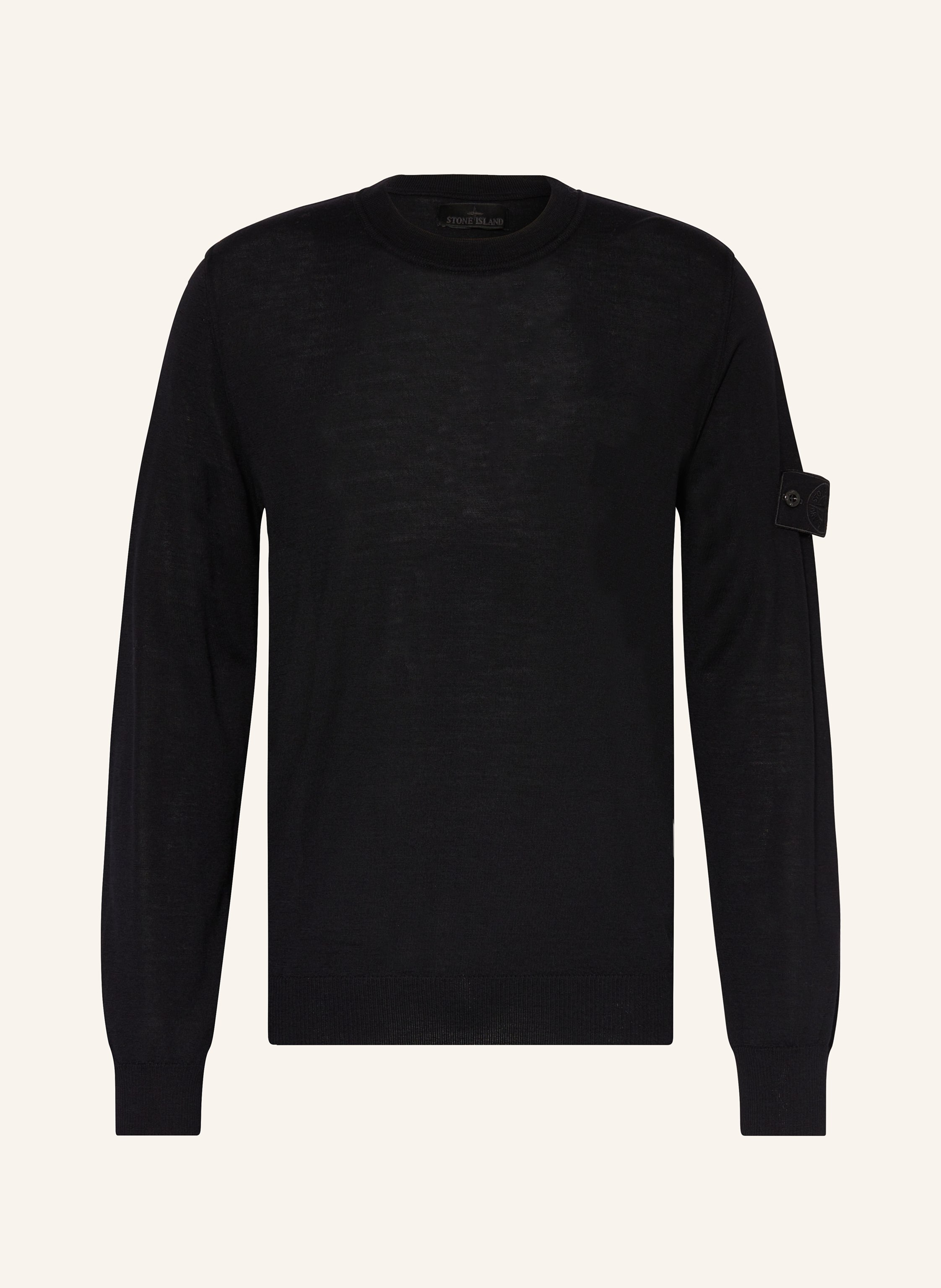 STONE ISLAND Sweater GHOST in black