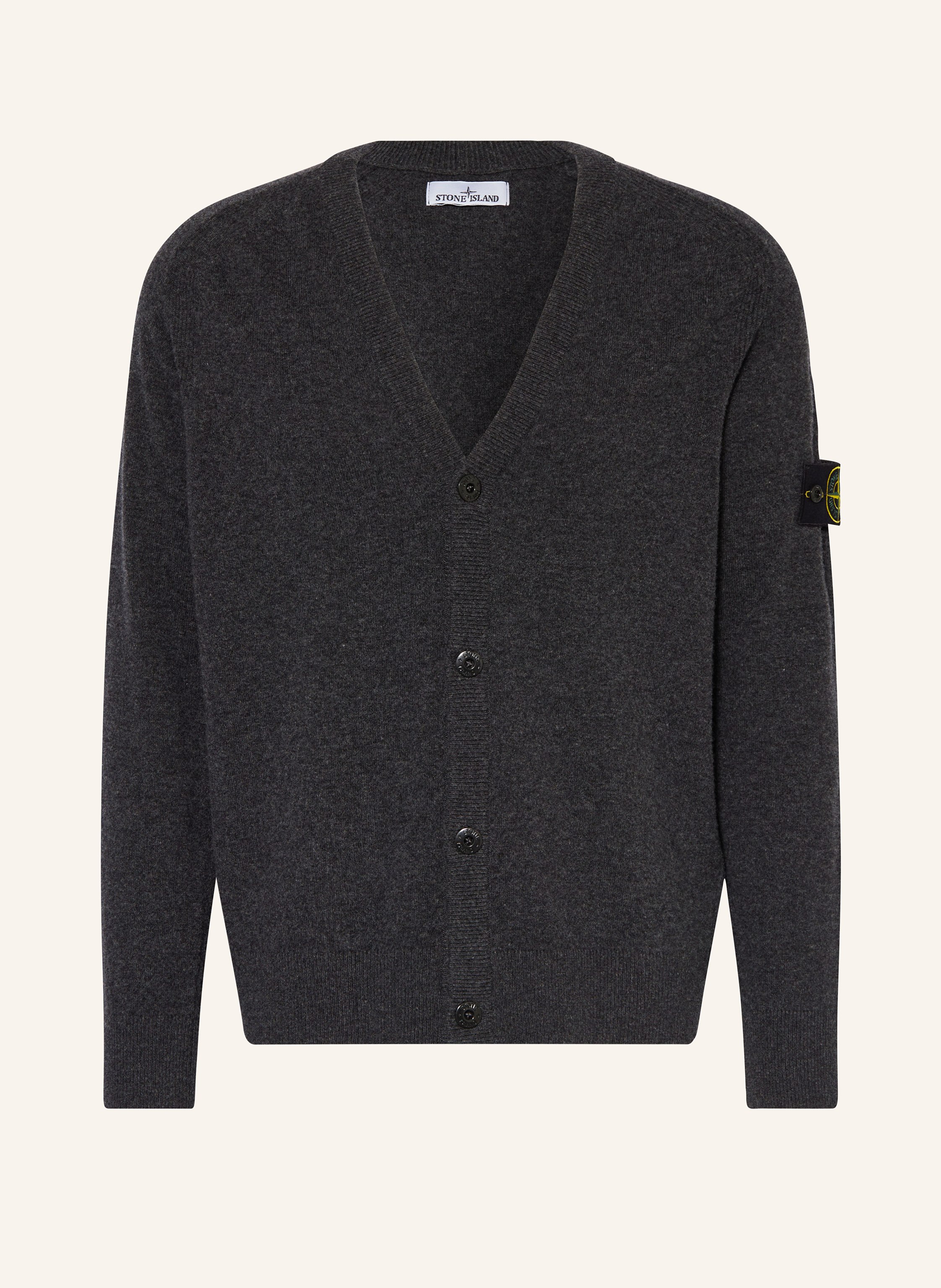 Stone island cardigan black top