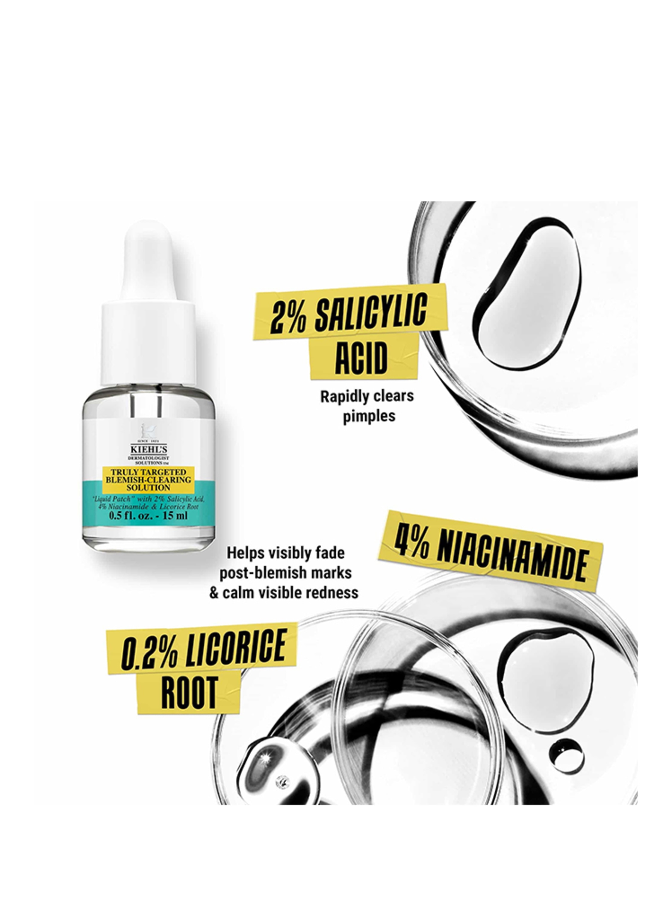 Thumbnail - Kiehl's Truly Targeted Blemish Clearing Solution Serum 15 ml